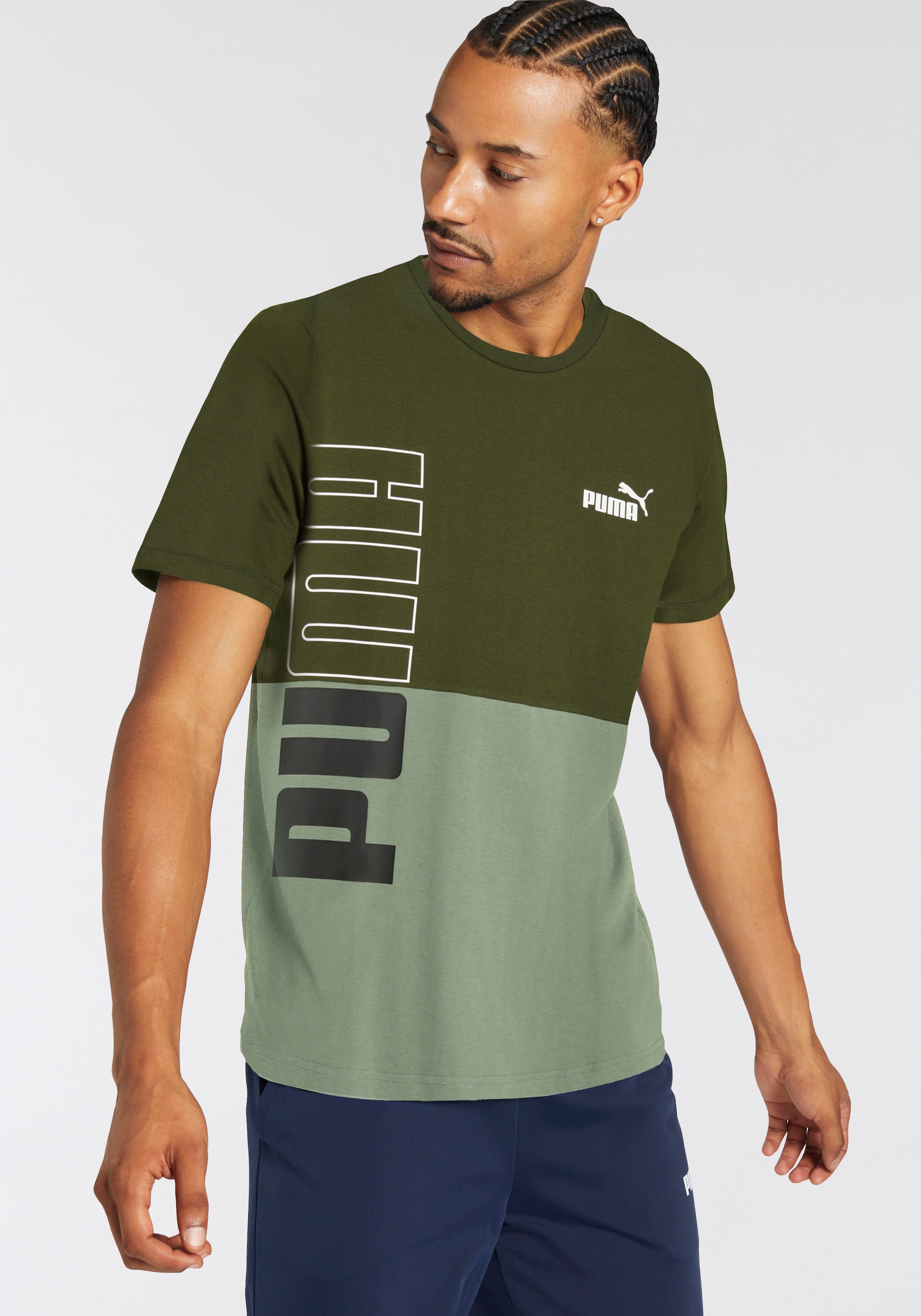 PUMA T-Shirt "POWER COLORBLOCK TEE" günstig online kaufen