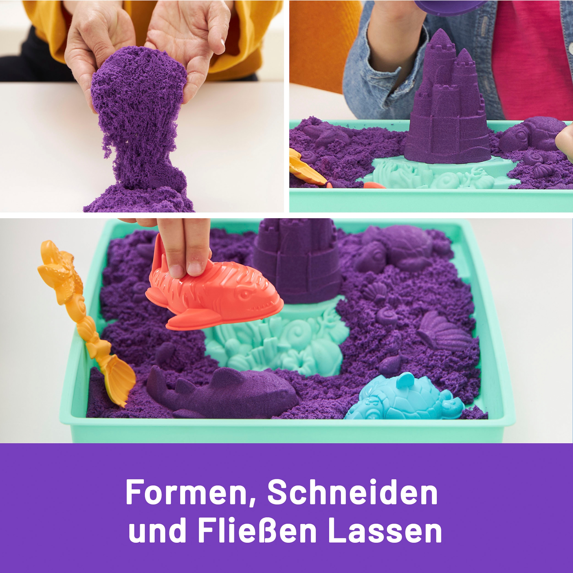 Spin Master Kreativset »Kinetic Sand - Box 454 g - Lila«