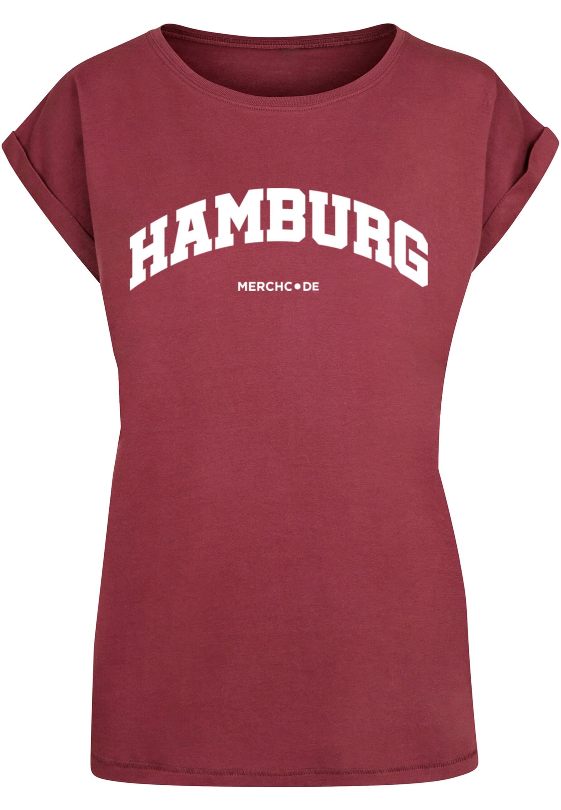 Merchcode T-Shirt "Merchcode Damen Ladies Hamburg Wording - T-Shirt" günstig online kaufen