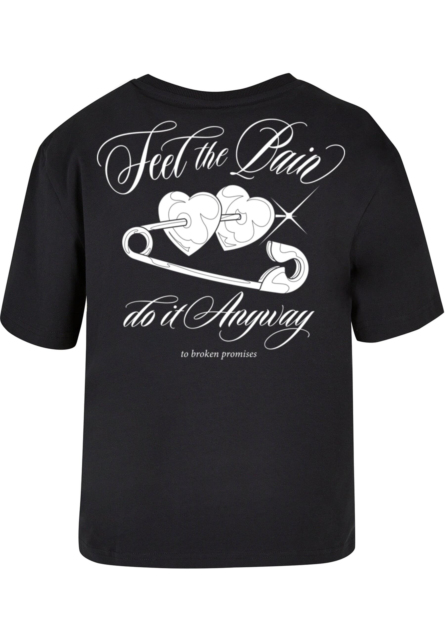 Miss Tee T-Shirt "Miss Tee Feel The Pain Tee" 1 Stk. günstig online kaufen