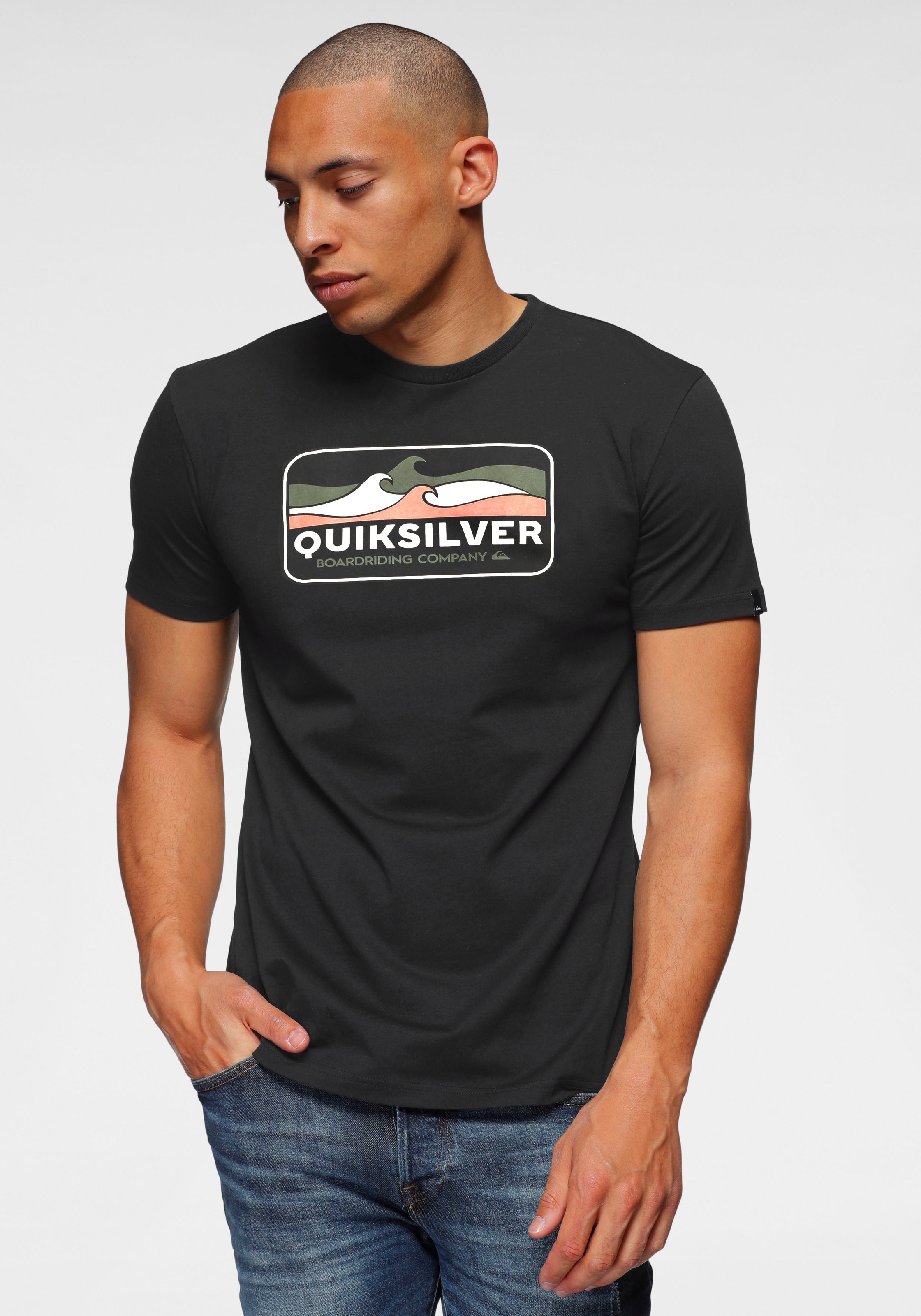 Quiksilver T-Shirt, 2er-Packer Packung günstig online kaufen