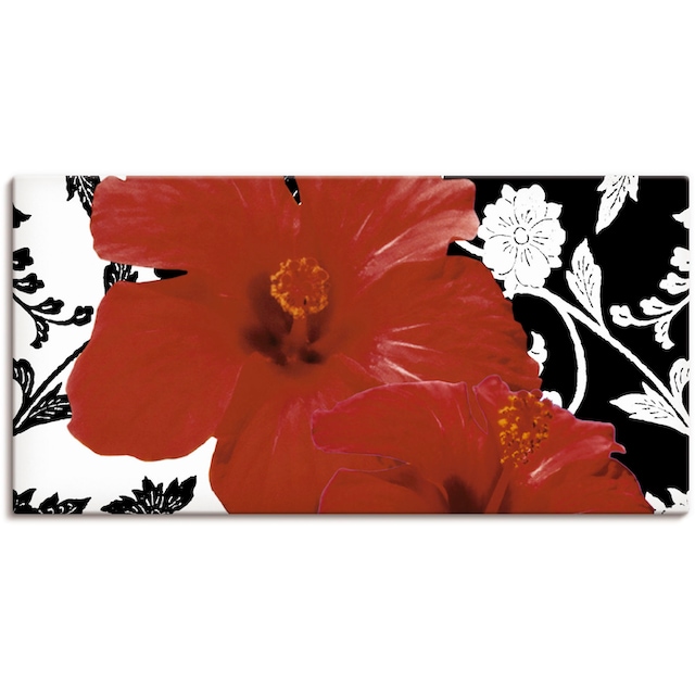 Artland Wandbild »Hibiskus«, Blumen, (1 St.), als Alubild, Leinwandbild,  Wandaufkleber oder Poster in versch. Größen bestellen | BAUR