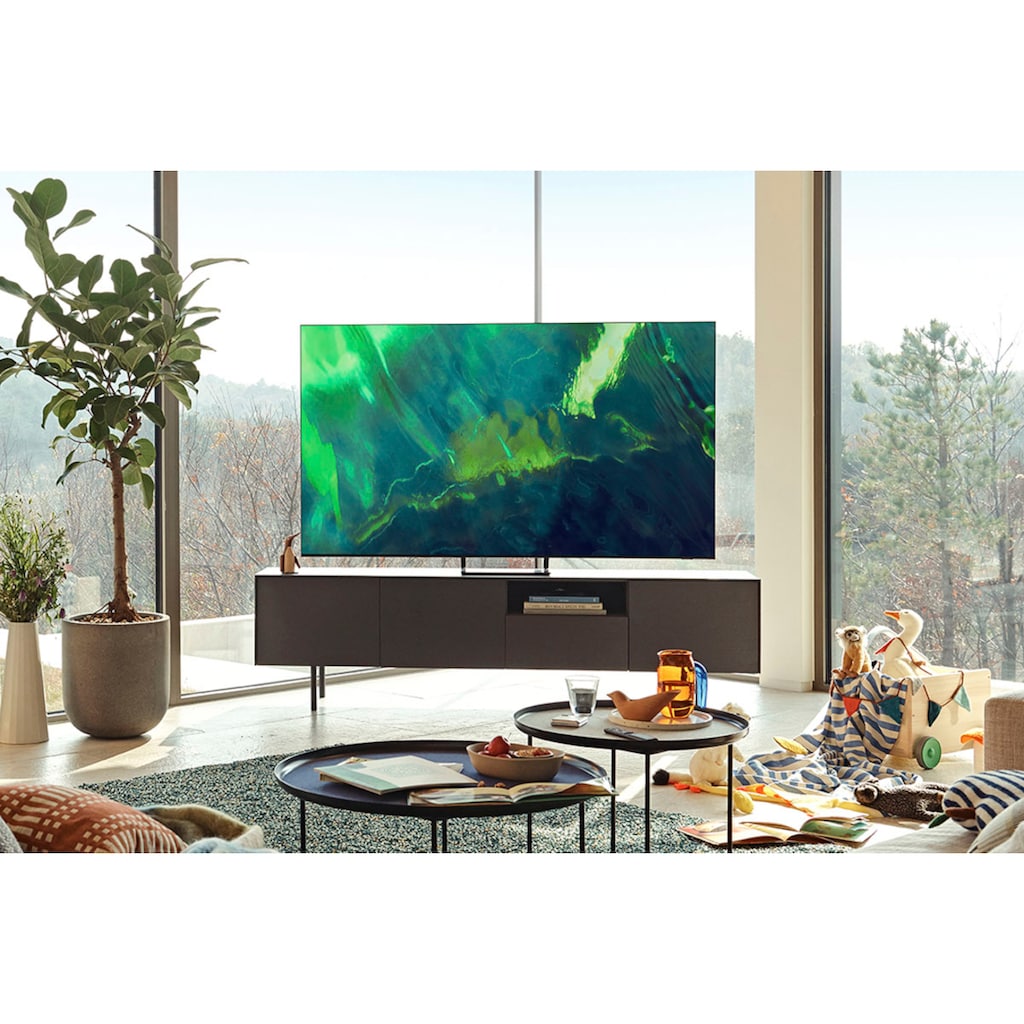 Samsung QLED-Fernseher »GQ75Q70AAT«, 189 cm/75 Zoll, 4K Ultra HD, Smart-TV, Quantum HDR,Quantum Prozessor 4K,Dual LED,100% Farbvolumen