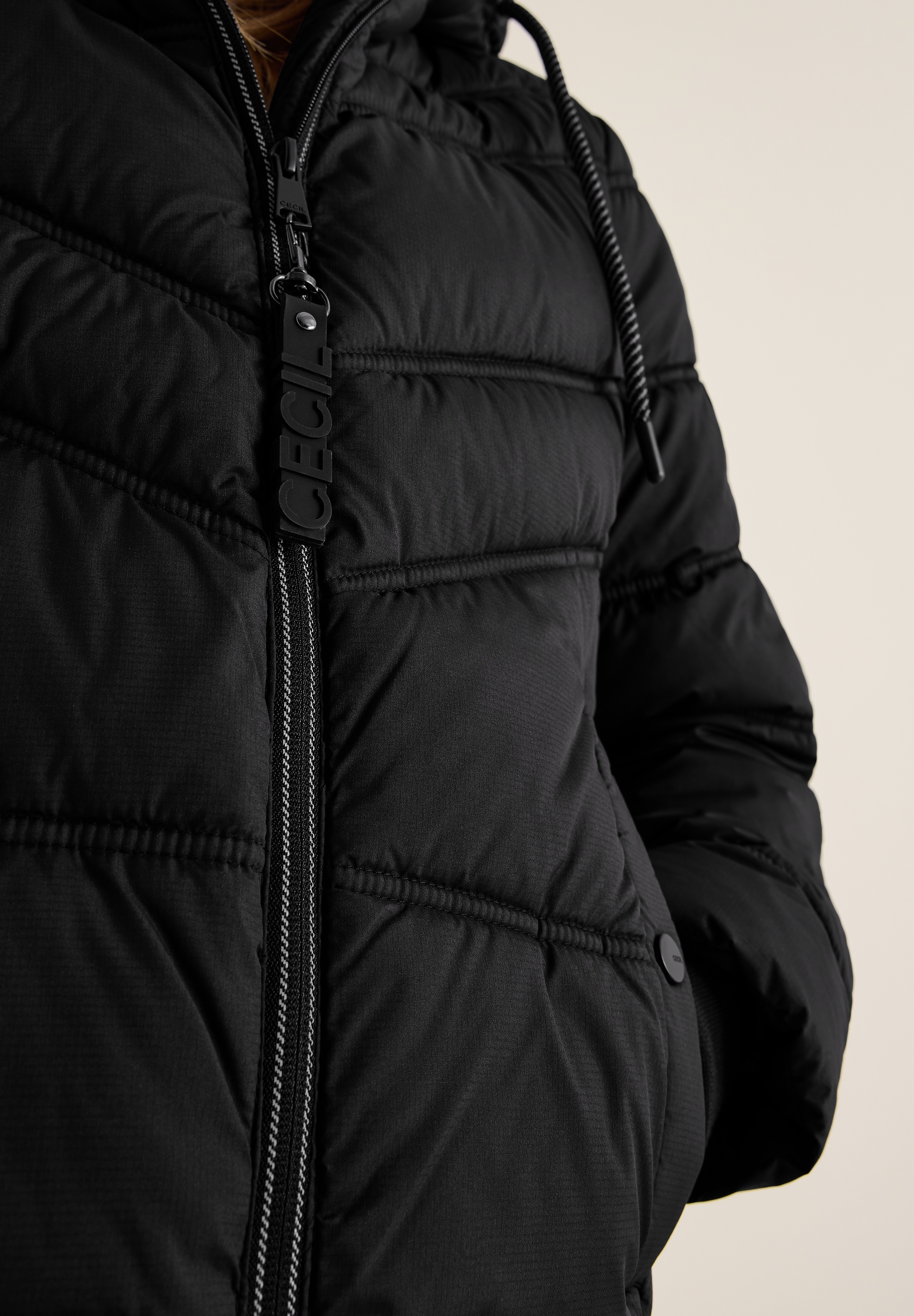 Cecil Steppjacke mit Kapuze mit Kapuze