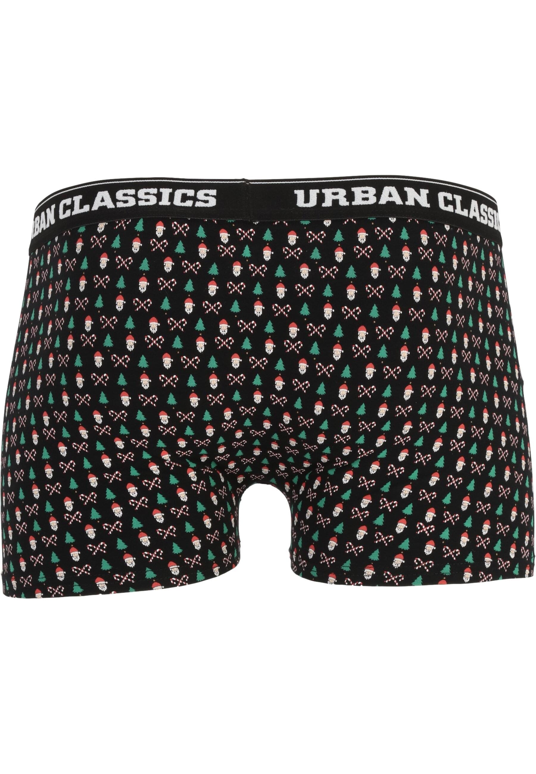 URBAN CLASSICS Boxershorts »Urban Classics Herren Organic X-Mas Boxer Shorts 3-Pack«, (1 St.)