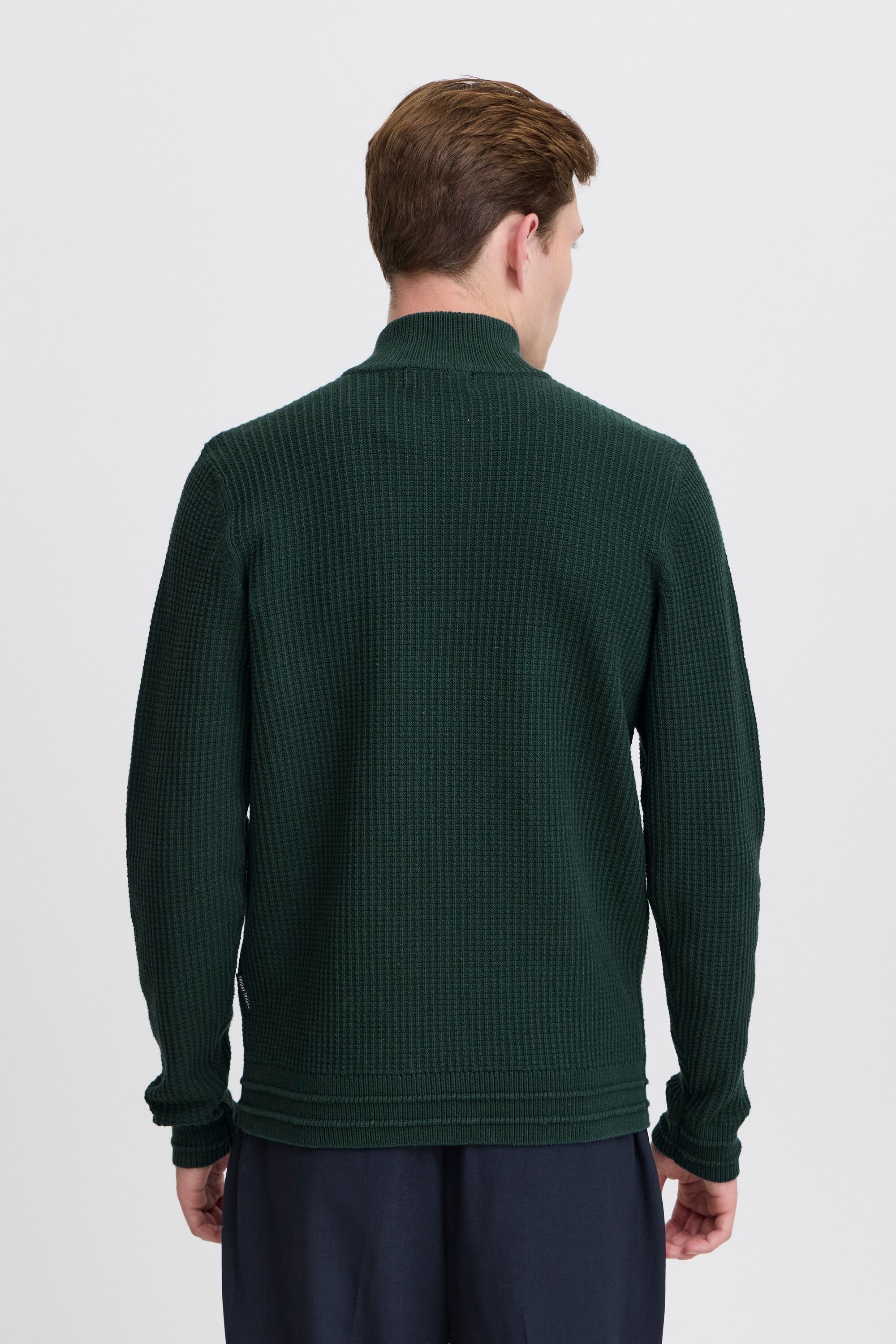 Casual Friday Troyer »Troyer CFKARL halfzip structured knit«