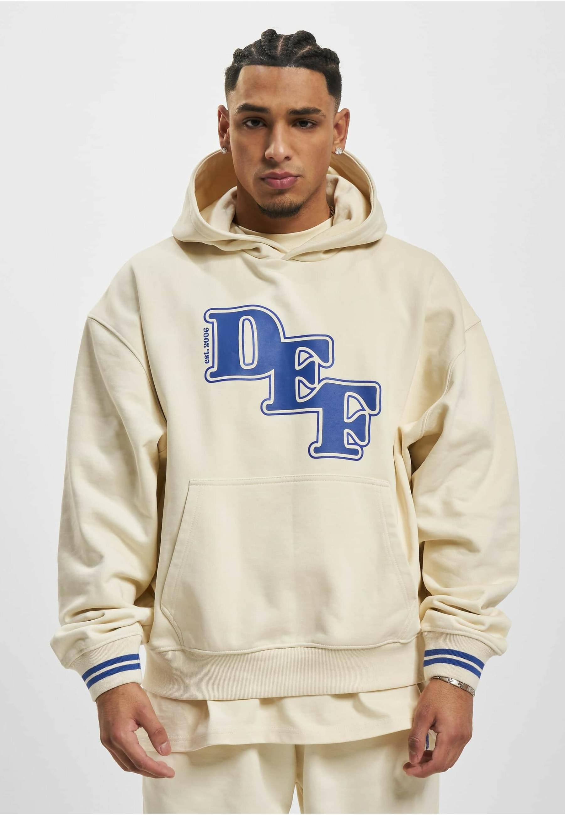 DEF Kapuzensweatshirt »DEF Herren DEF BIG Hoody«, (1 tlg.)