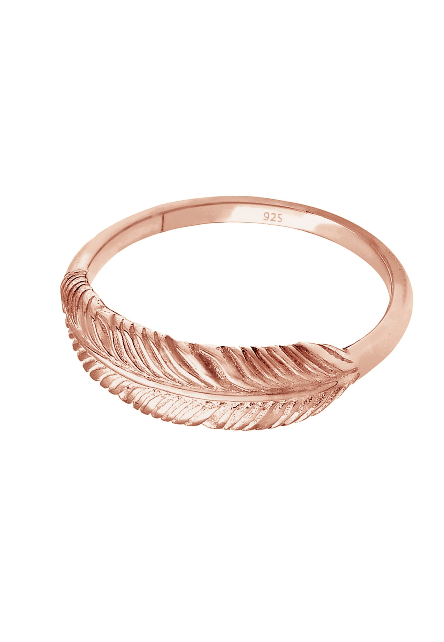 Elli Fingerring »Silberring Feder 925 Sterling Silber«