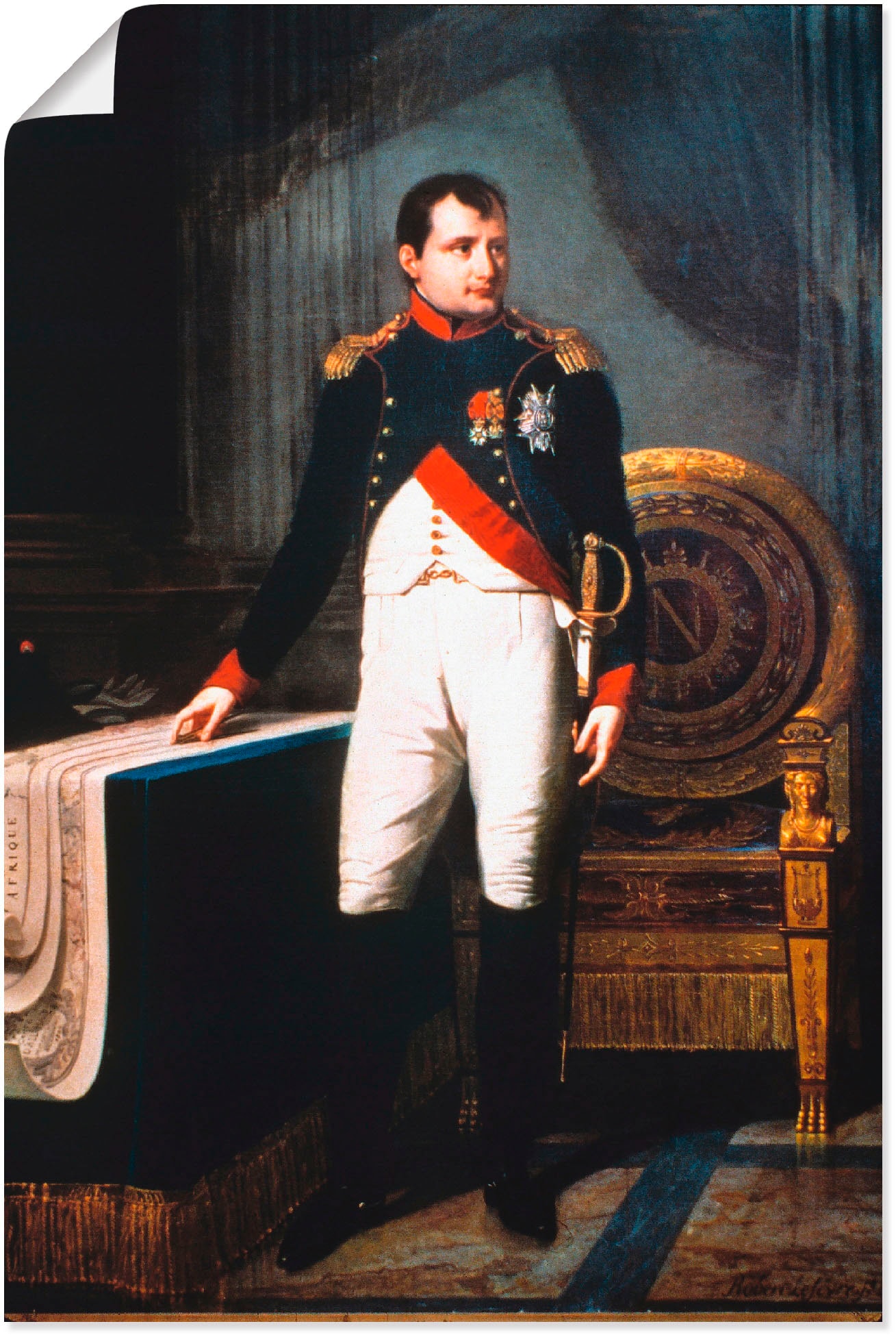 Poster »Napoleon Bonaparte, 1809«, Menschen, (1 St.), als Alubild, Leinwandbild,...