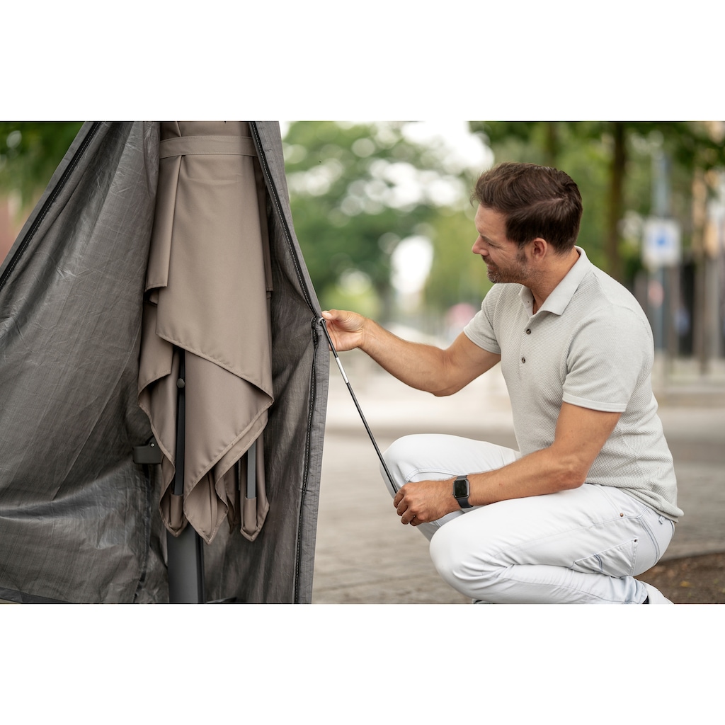 winza outdoor covers Sonnenschirm-Schutzhülle, geeignet für Schirme bis ø 450-500 cm