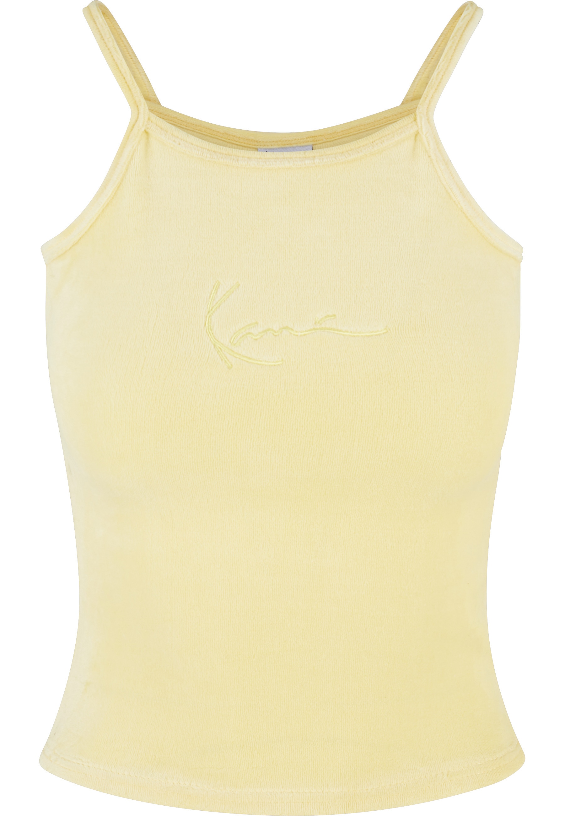Karl Kani Tanktop "Karl Kani Damen KKWQ22116YLW Small Signature Nicki Top" günstig online kaufen