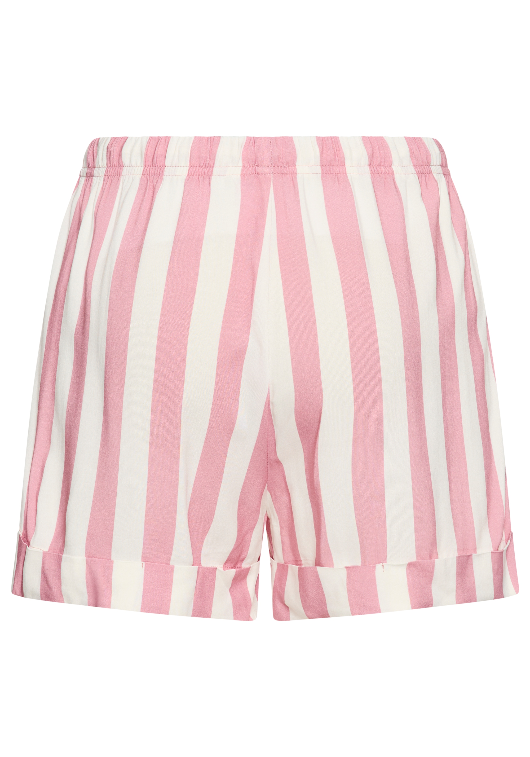 s.Oliver Schlafshorts, Fixierter Aufschlag am Saum