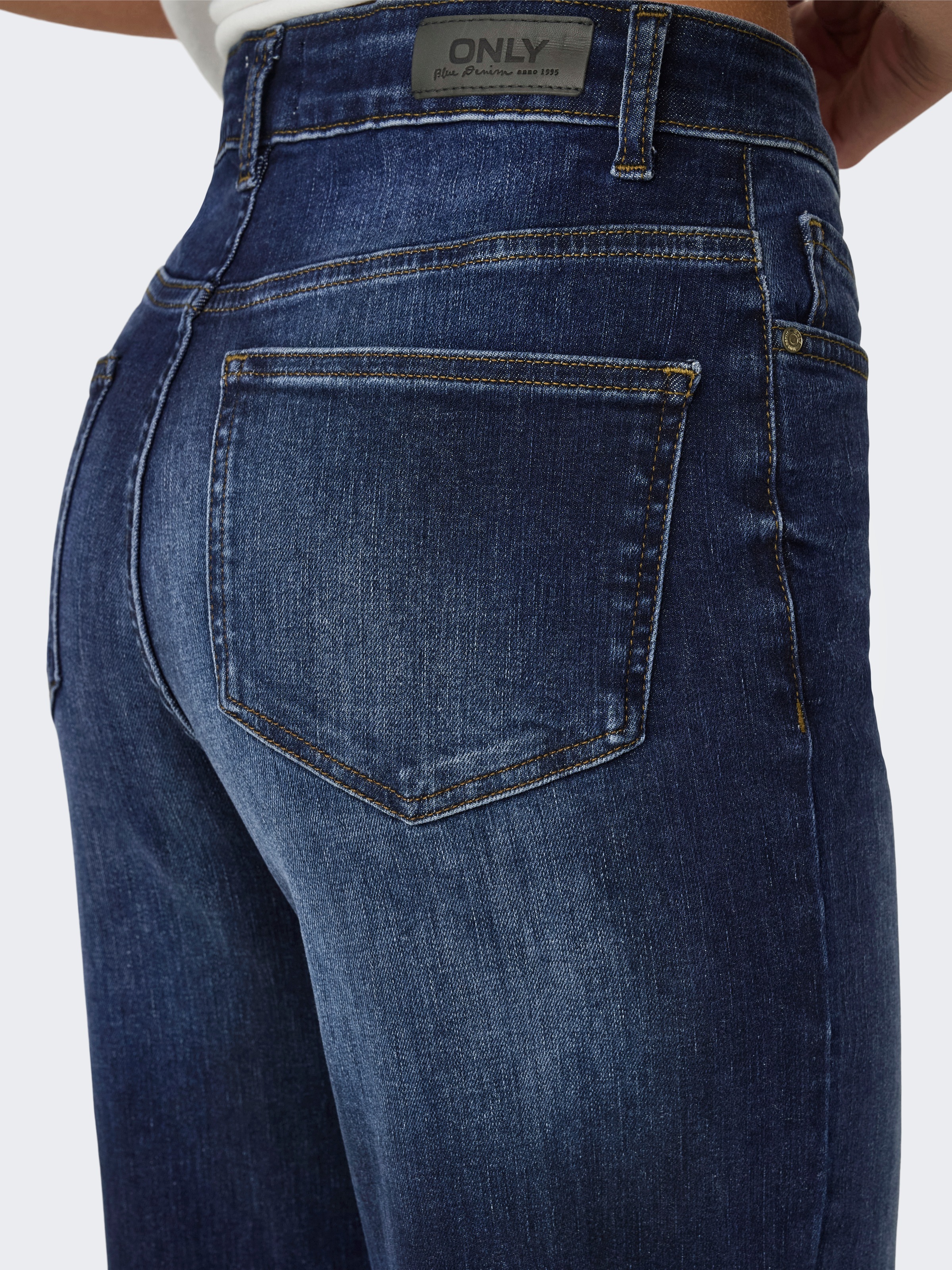 Thumbnail - ONLY 5-Pocket-Jeans "ONLMADISON – Weite Jeans mit hoher Taille und 5-Pocket-Design" weit, modisch, Denim, Baumwollmischu...