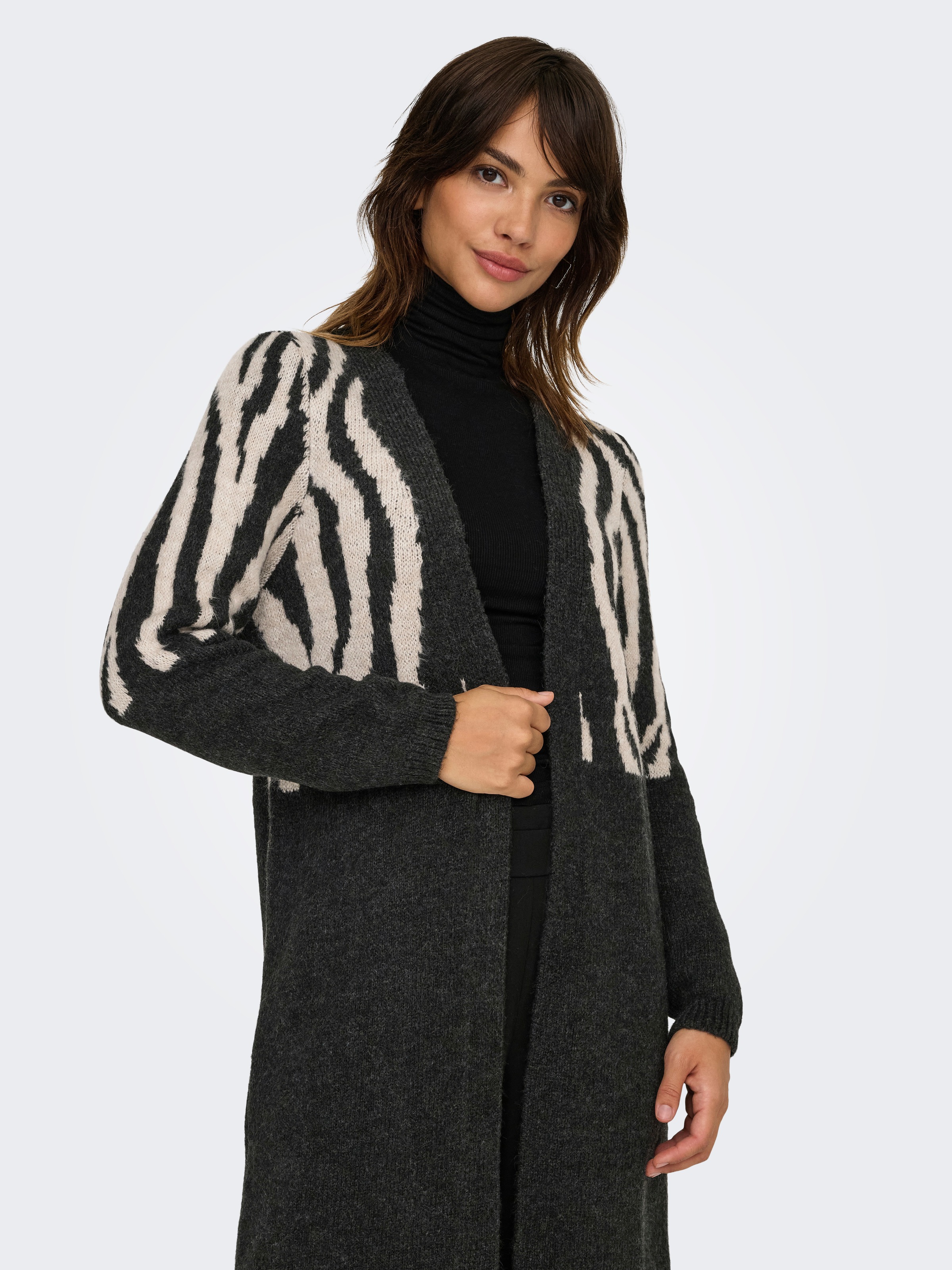ONLY Ilgas megztinis »ONLJADE ZEBRA LS kard...