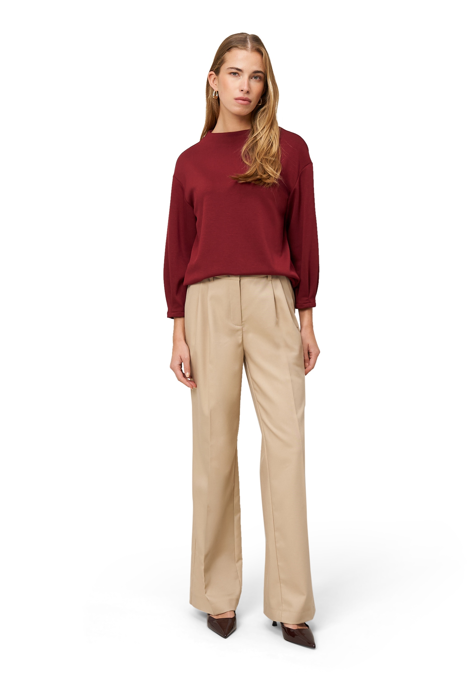 Zero Sweatshirt »Damen mit Dreiviertelärmeln«, Plain/ohne Details
