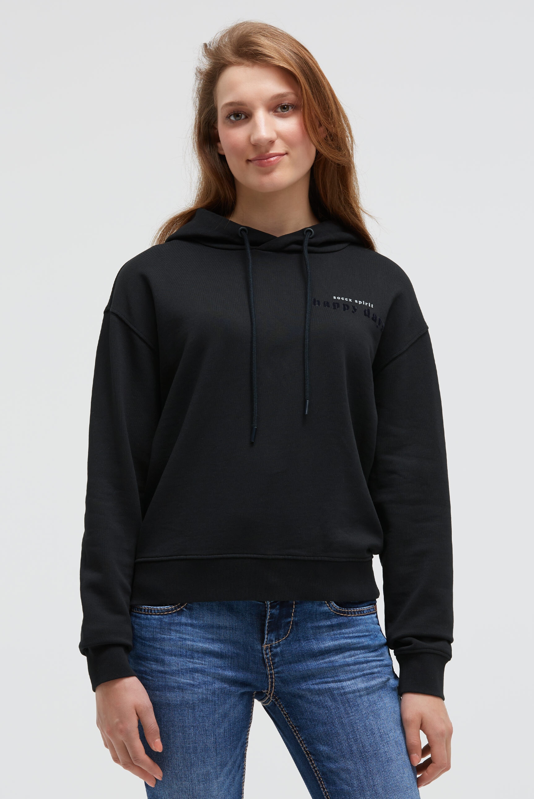 SOCCX Kapuzensweatshirt , mit Rückenprint
