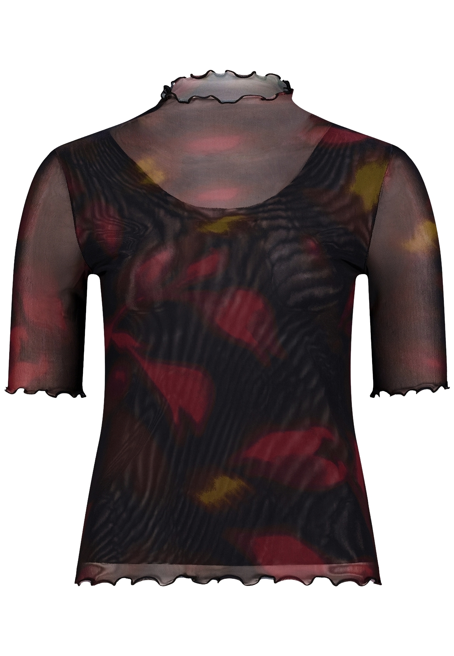Zero Kurzarmshirt »Damen mit Muster« 1 Material