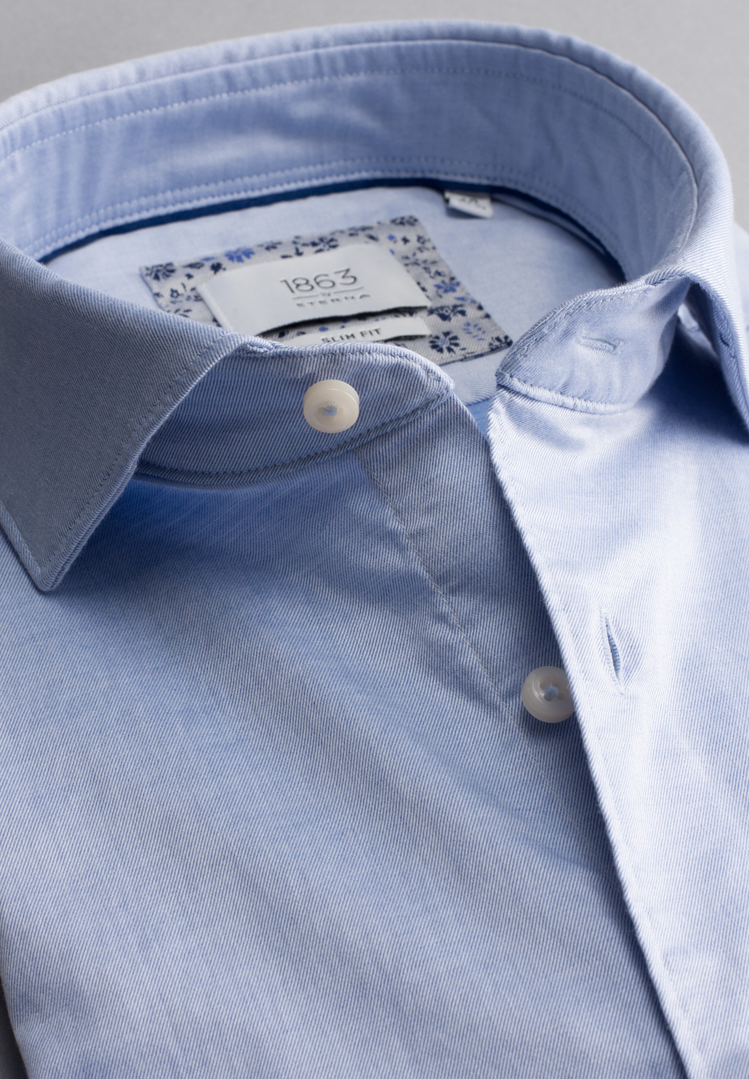 Eterna Langarmhemd »SLIM FIT« EASY IRON (bügelleicht)