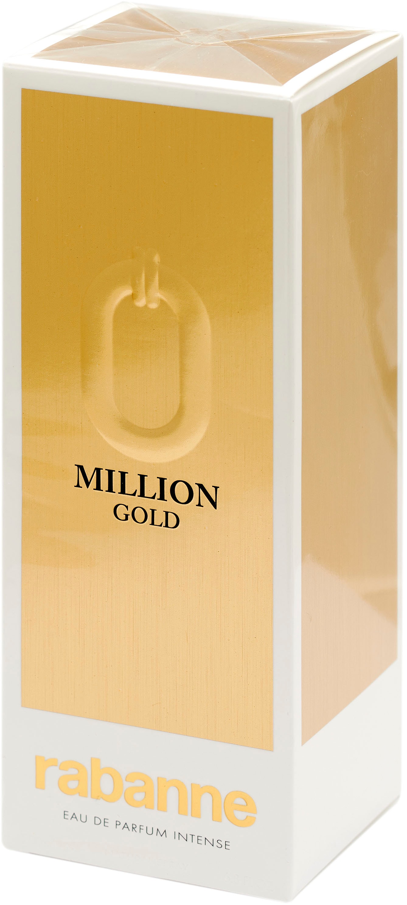 paco rabanne Eau de Parfum »Rabanne Million Gold Intense«, (1 tlg.), Holziger Duft mit frischer Mandarine