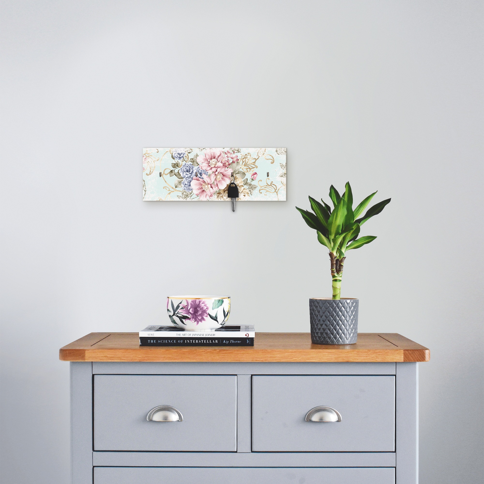 Artland Hakenleiste »Blumen su nahtlosem Muste...