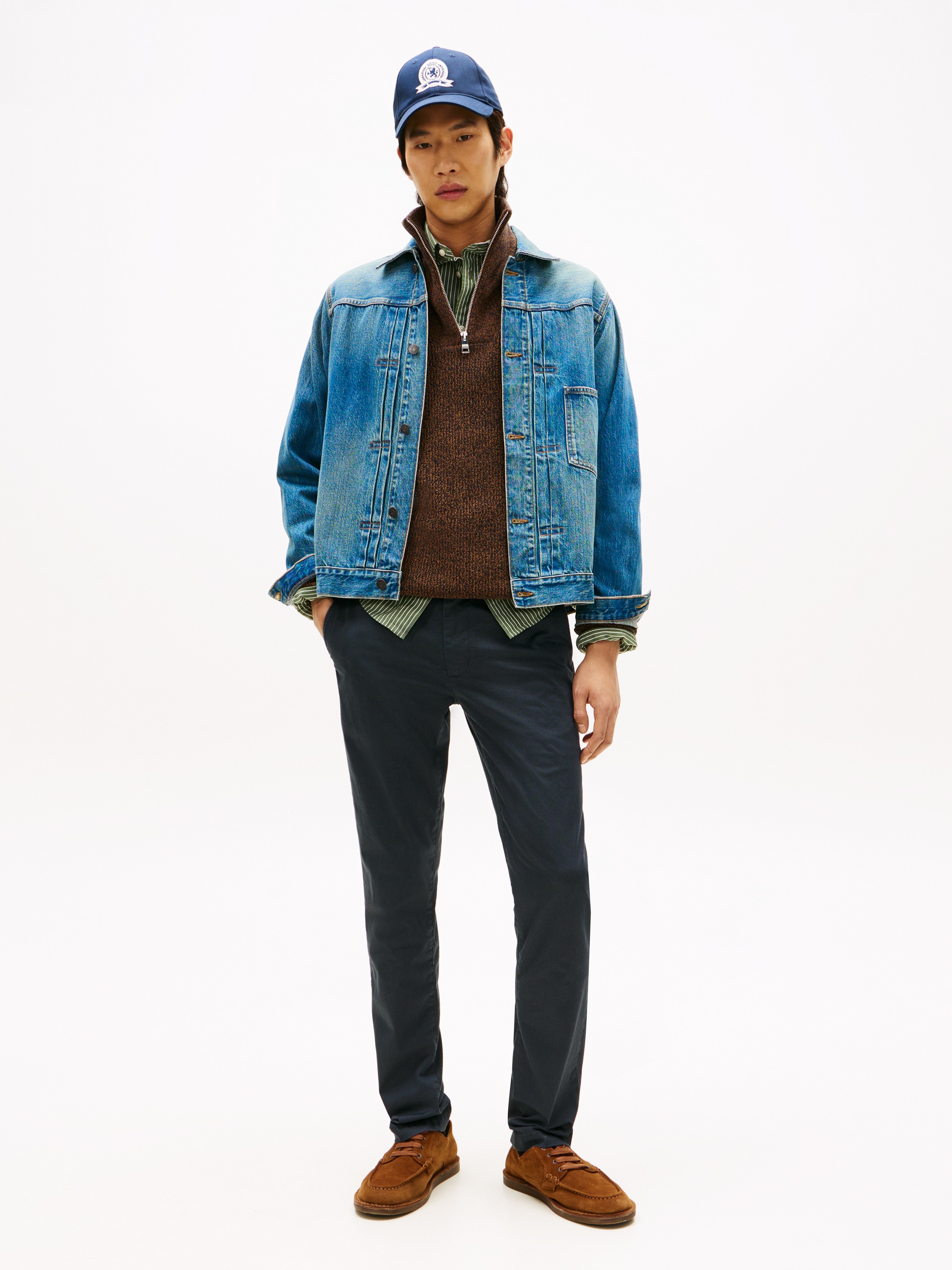 Tommy Hilfiger 5-Pocket-Hose »BLEECKER PRINTED STRUCTURE«  slim fit, modisch, mit Struktur