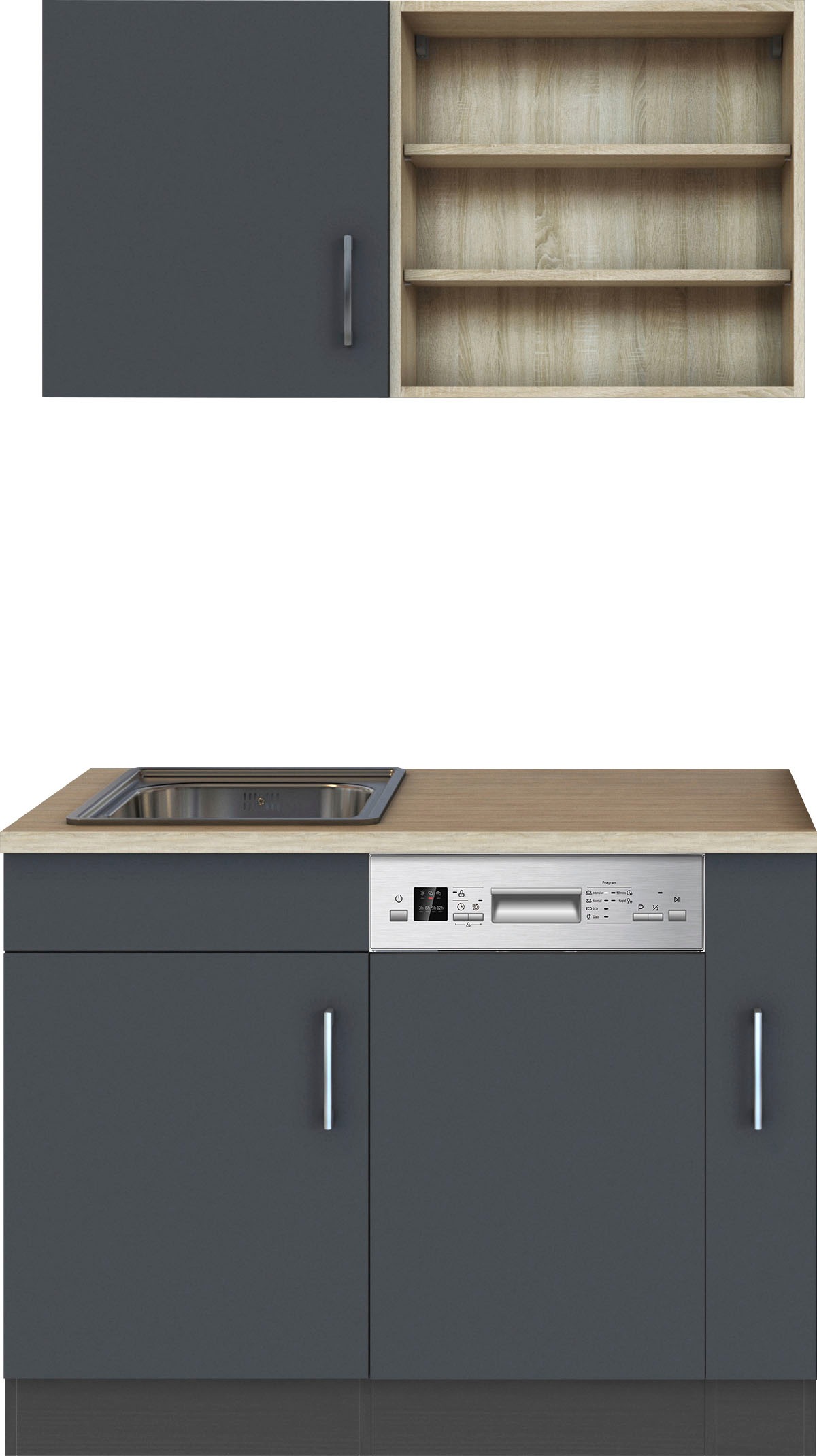 HELD MÖBEL Pantryküche "Mali", Breite 110 cm, mit E-Geräten günstig online kaufen