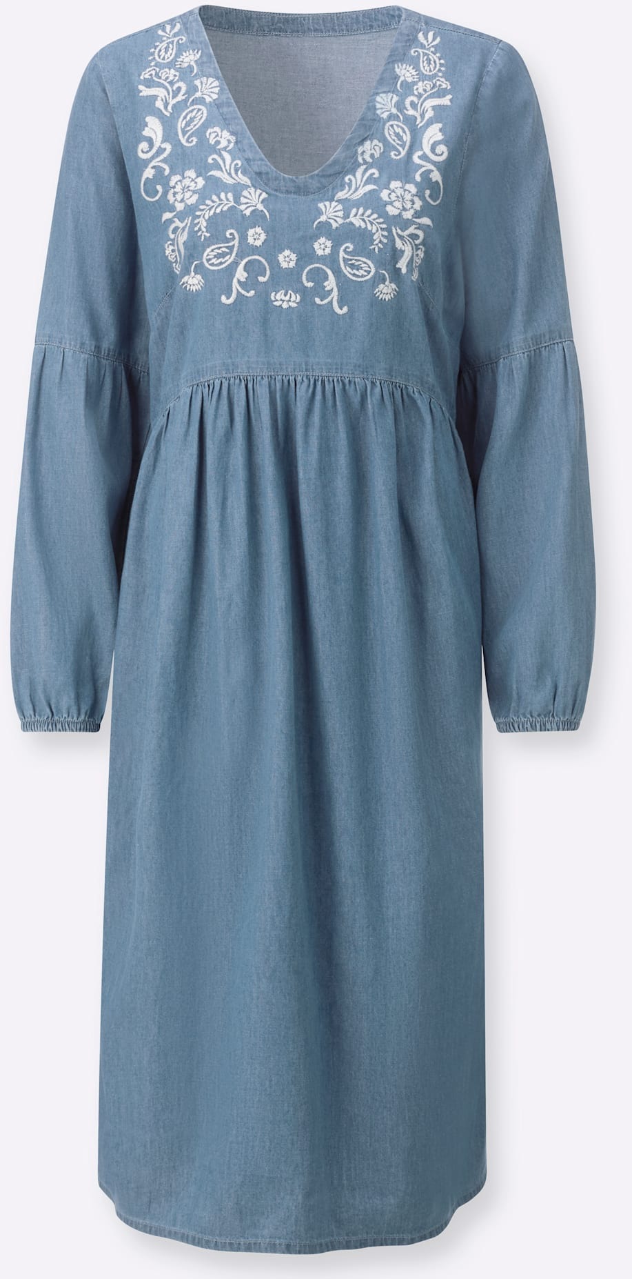 INSPIRATIONEN Robe en Jean Bleu Taille 46 3