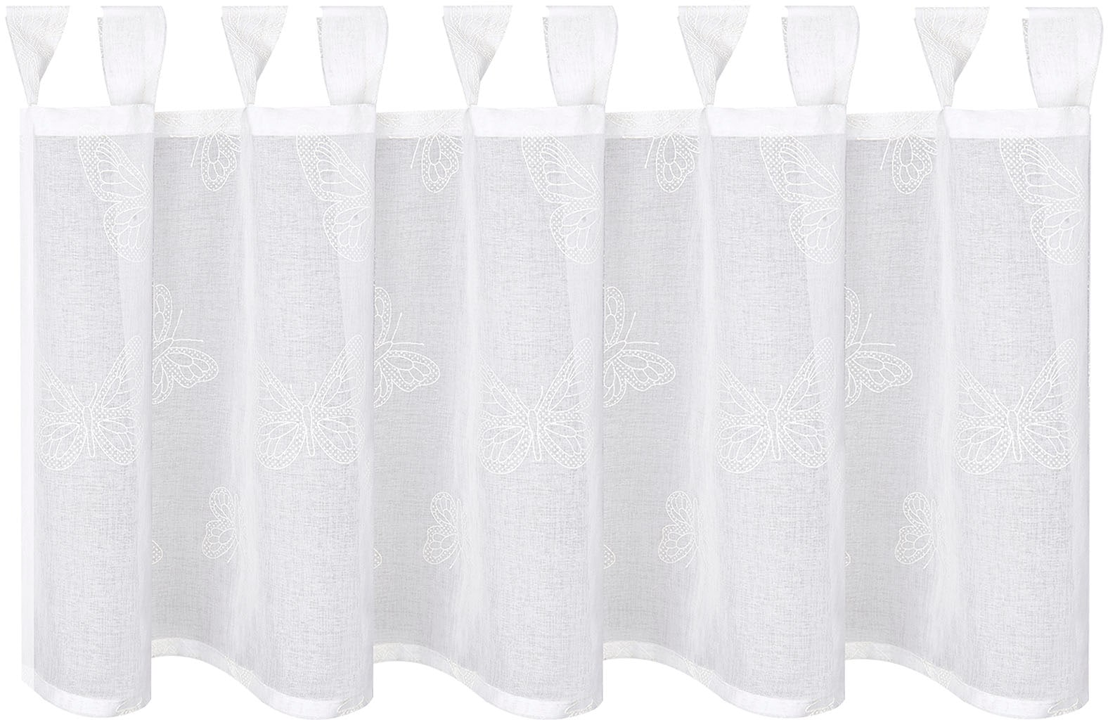 Gerster Scheibengardine "Hania" Schlaufen 1 Stk. tlg. SB-Schlaufenbistro "H günstig online kaufen