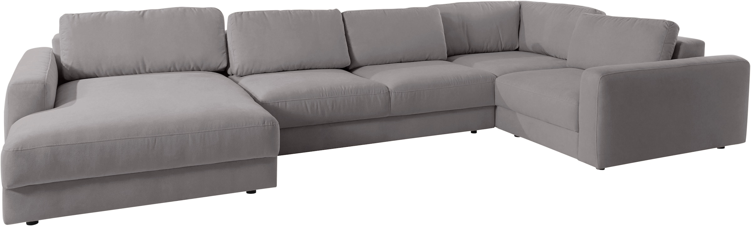 Places of Style Wohnlandschaft »Bloomfield, Mega Polsterprogramm, Breite 405cm, viel Platz, U-Form«, mit extra tiefer Sitzfläche, wahlweise mit Sitztiefenverstellung