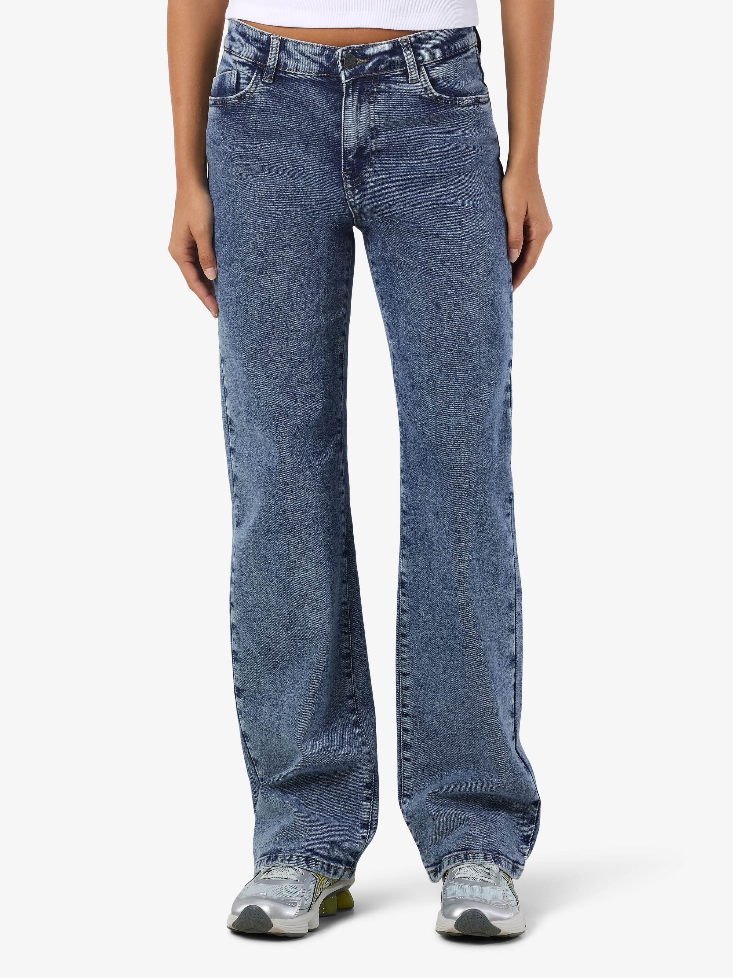 Noisy may Weite Jeans "NMYOLANDA NW WIDE JEANS AZ358MB FWD NOOS" günstig online kaufen