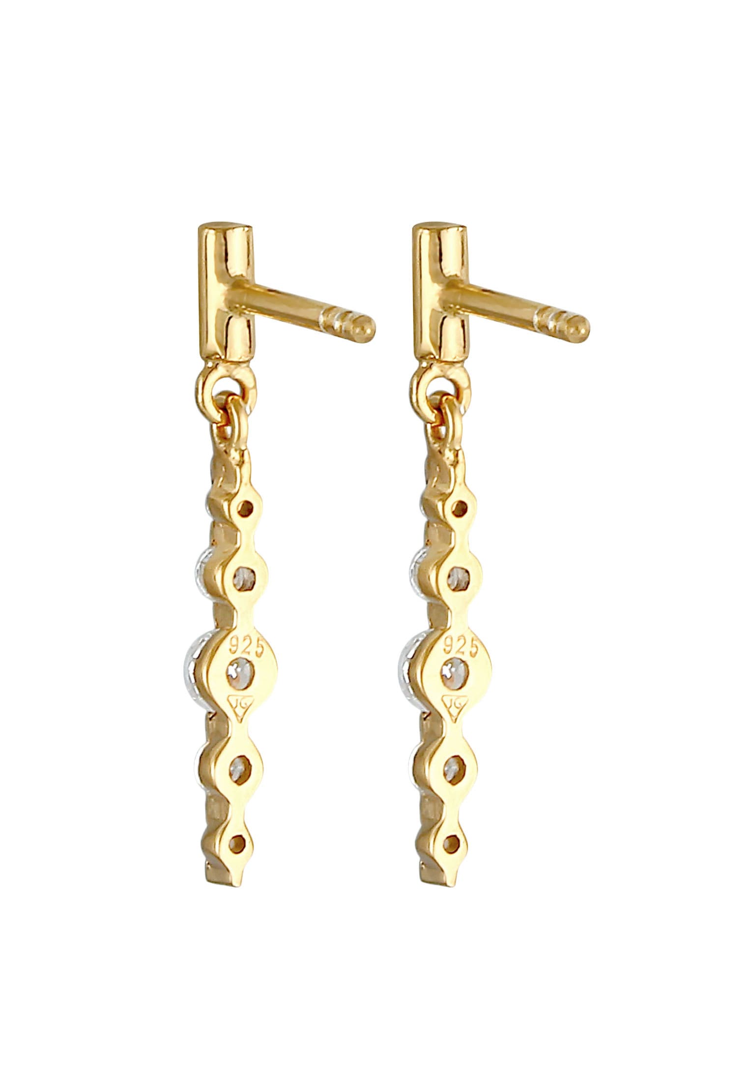 Elli Paar Ohrstecker »Ohrstecker Klassisch Zirkonia Glamour 925 Silber«