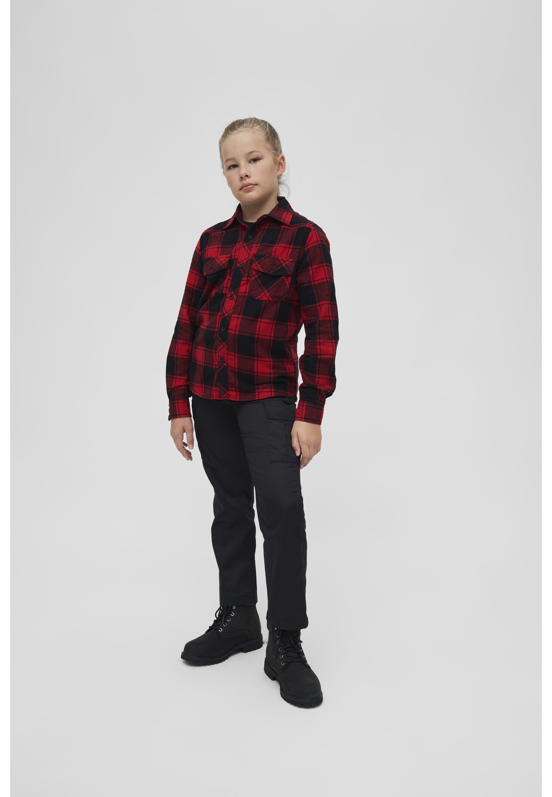 Brandit Kurzarmshirt »Brandit Unisex Checkshirt Kids« 1 Stk.