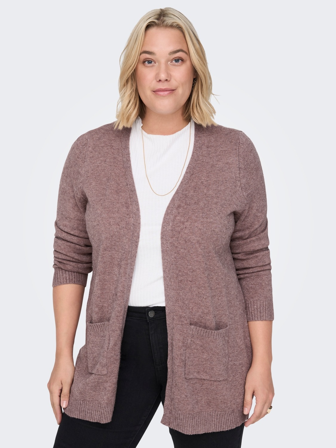 ONLY CARMAKOMA Strickjacke "CARESLY L/S OPEN CARDIGAN NOOS KNT" günstig online kaufen