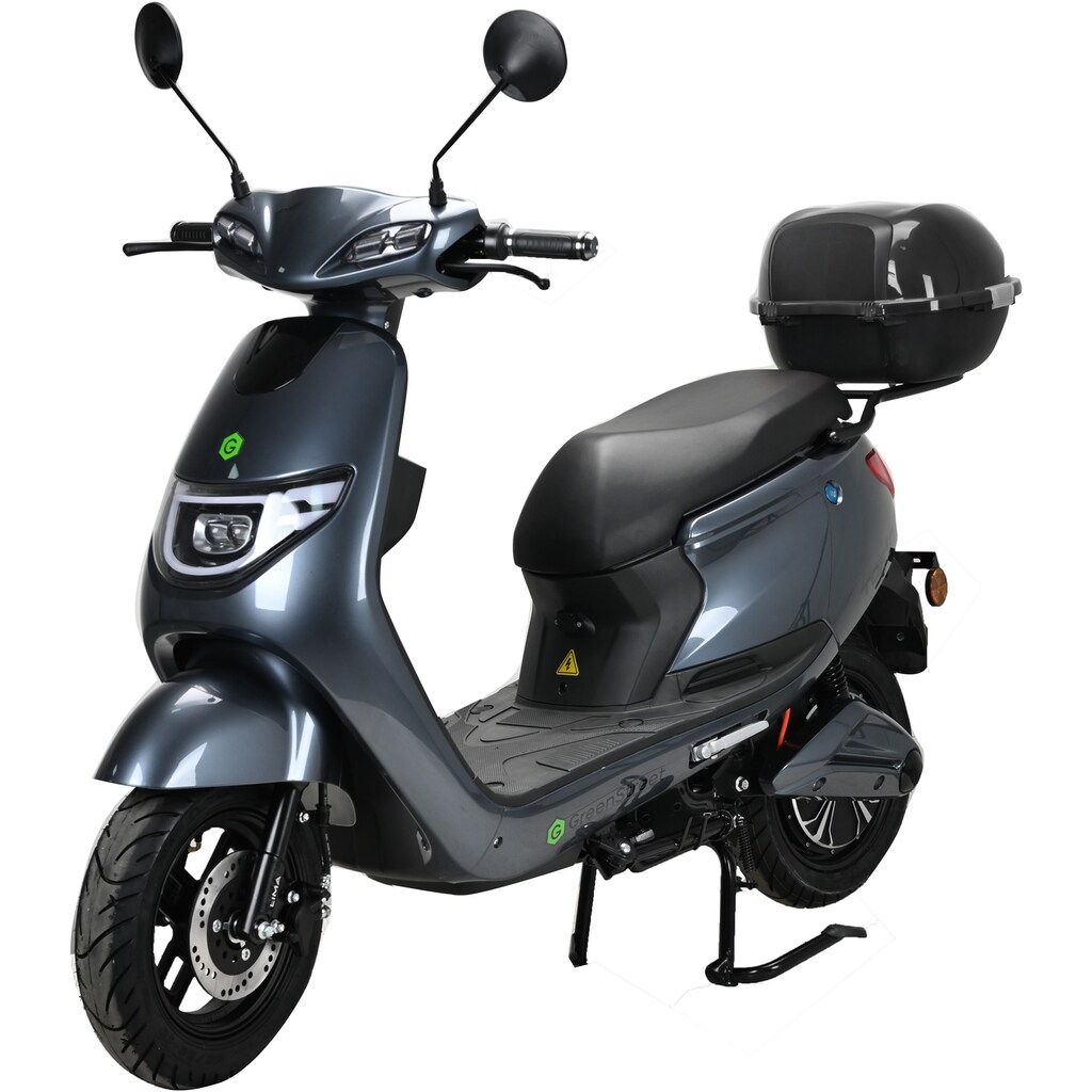 GreenStreet E-Motorroller »Tokio 1500 W + Topcase«