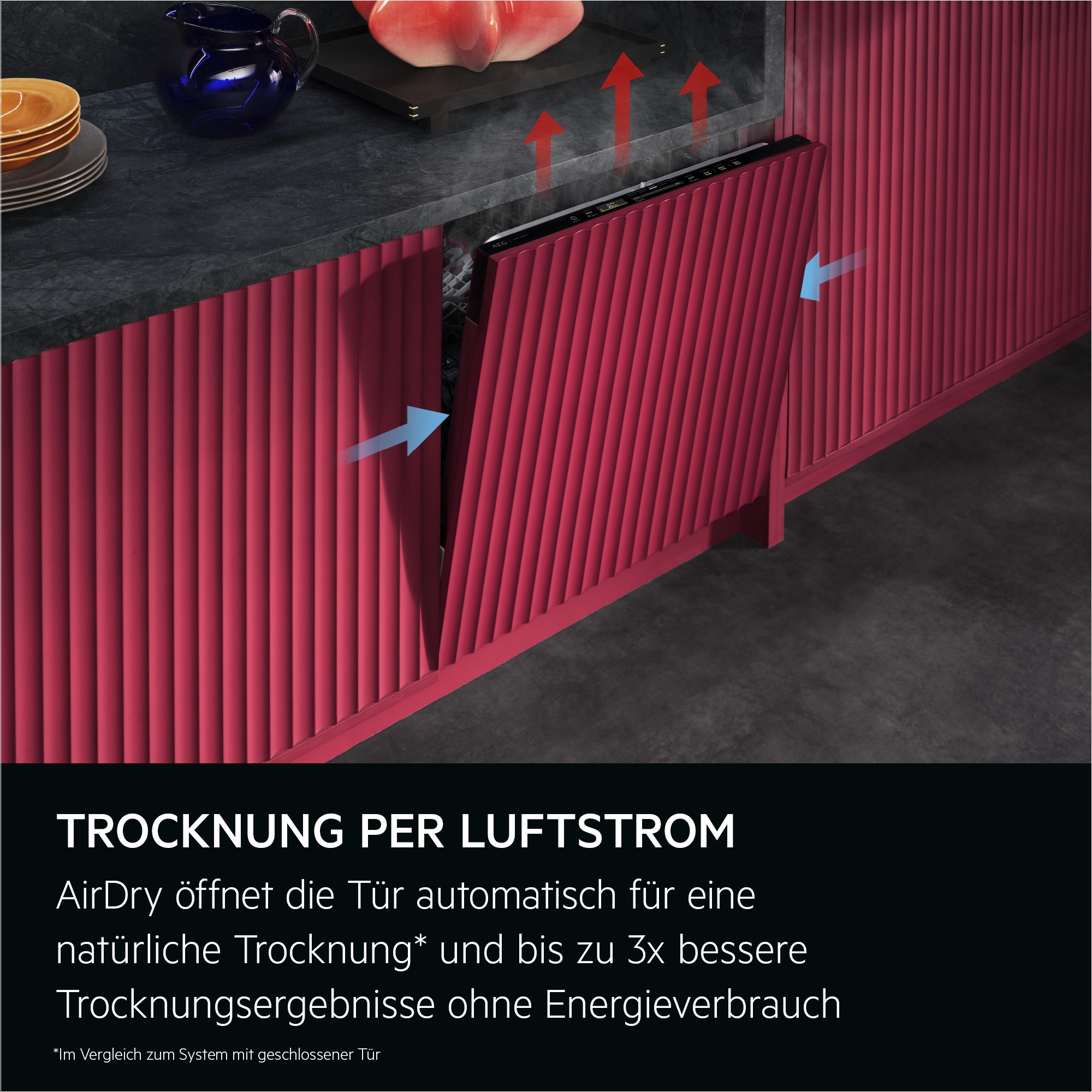 AEG vollintegrierbarer Geschirrspüler Serie 7000, 60 cm, WiFi »V72GIB10SN« 13 tlg. Maßgedecke Wassersparende Spülmaschine: 8,4l im Eco-Programm-effiziente Reinigung
