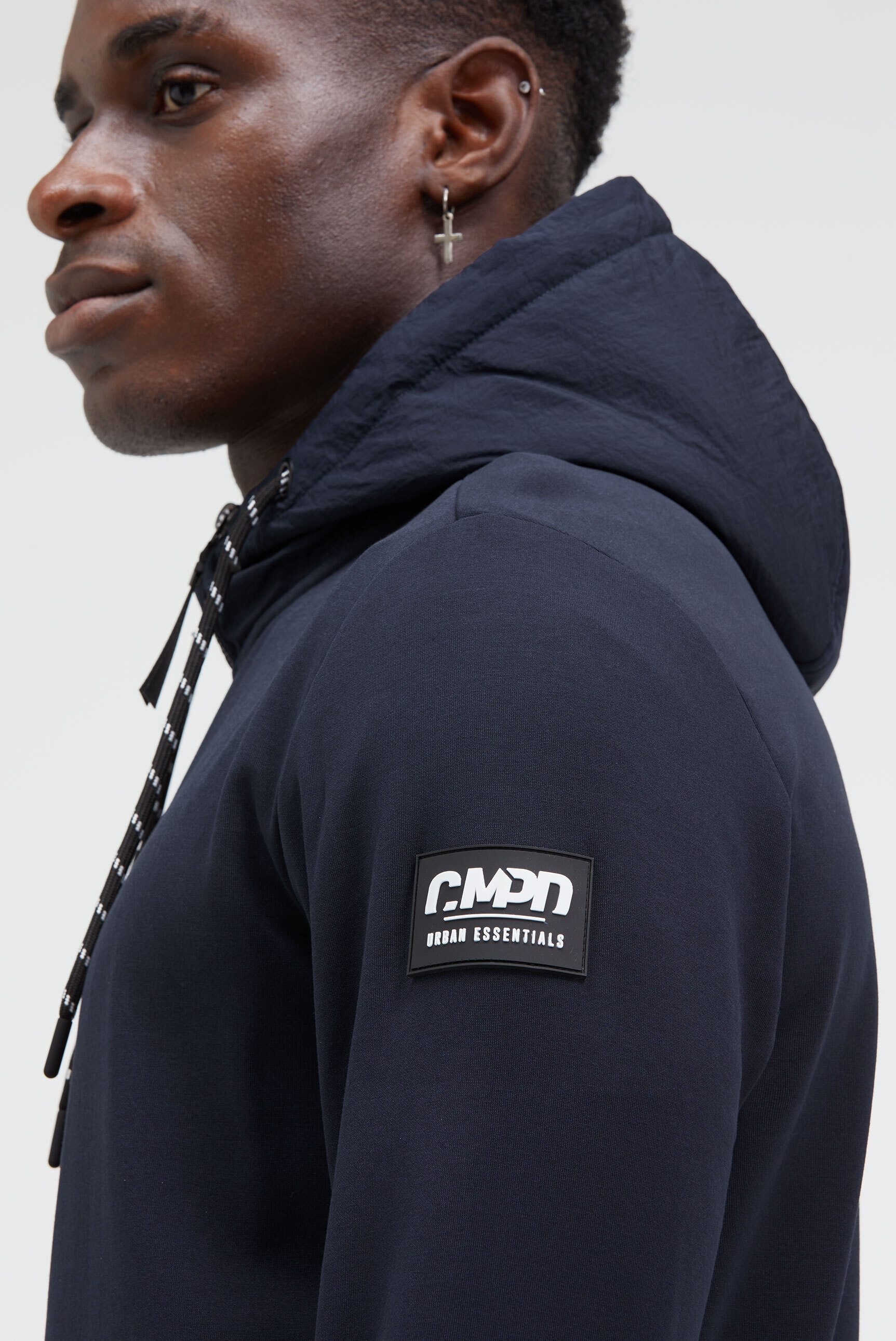 CMPD Kapuzensweatjacke, mit Baumwolle