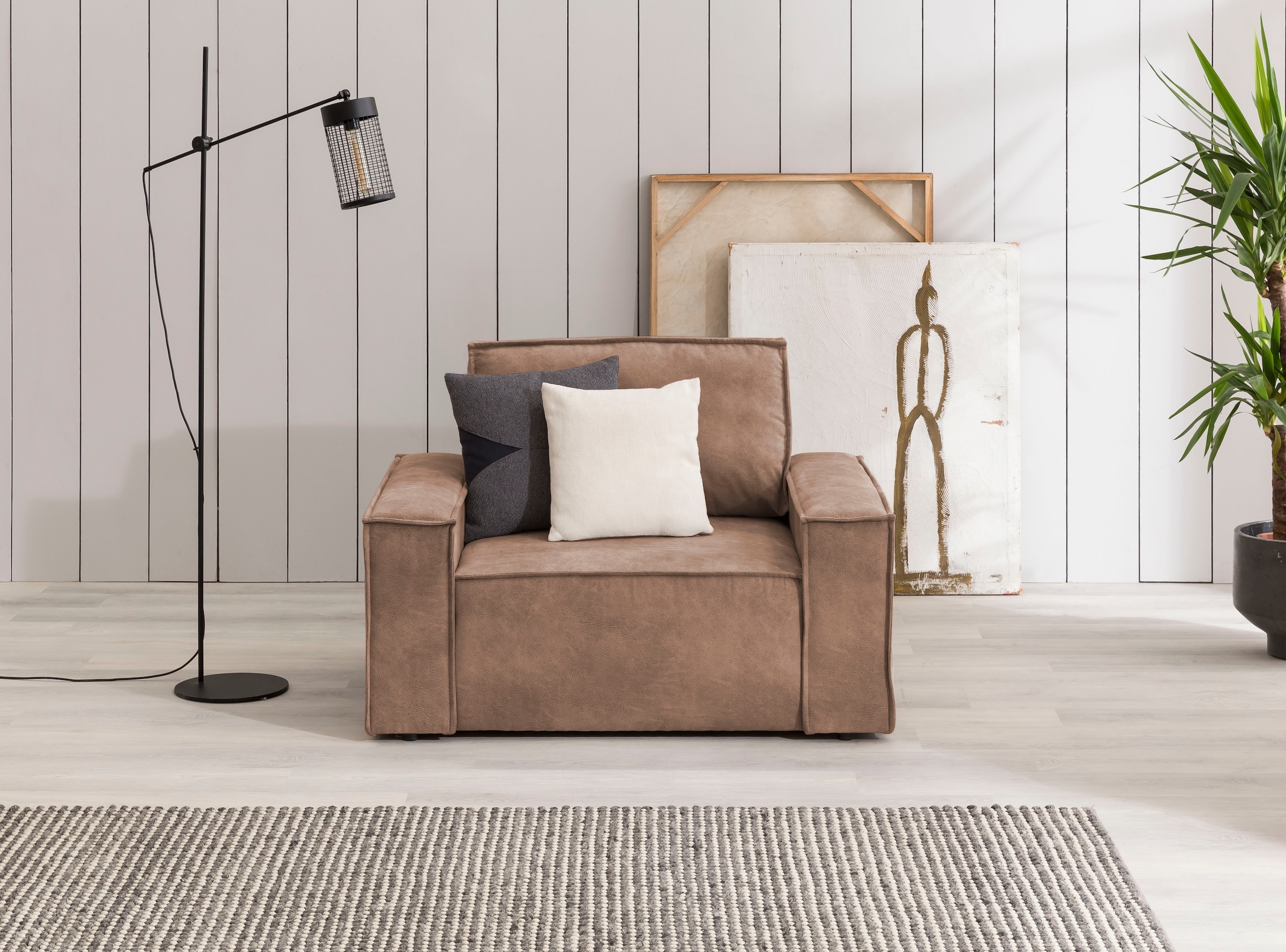 Home affaire Sessel "SHERWOOD, Love-Seat in 3 Stoffarten verfügbar", passen günstig online kaufen
