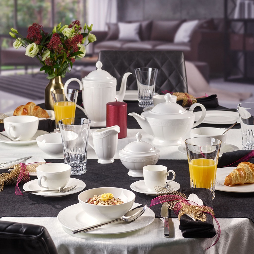Villeroy & Boch Espressotasse »Espressotassen White Pearl 70 ml 6er Set weiß«