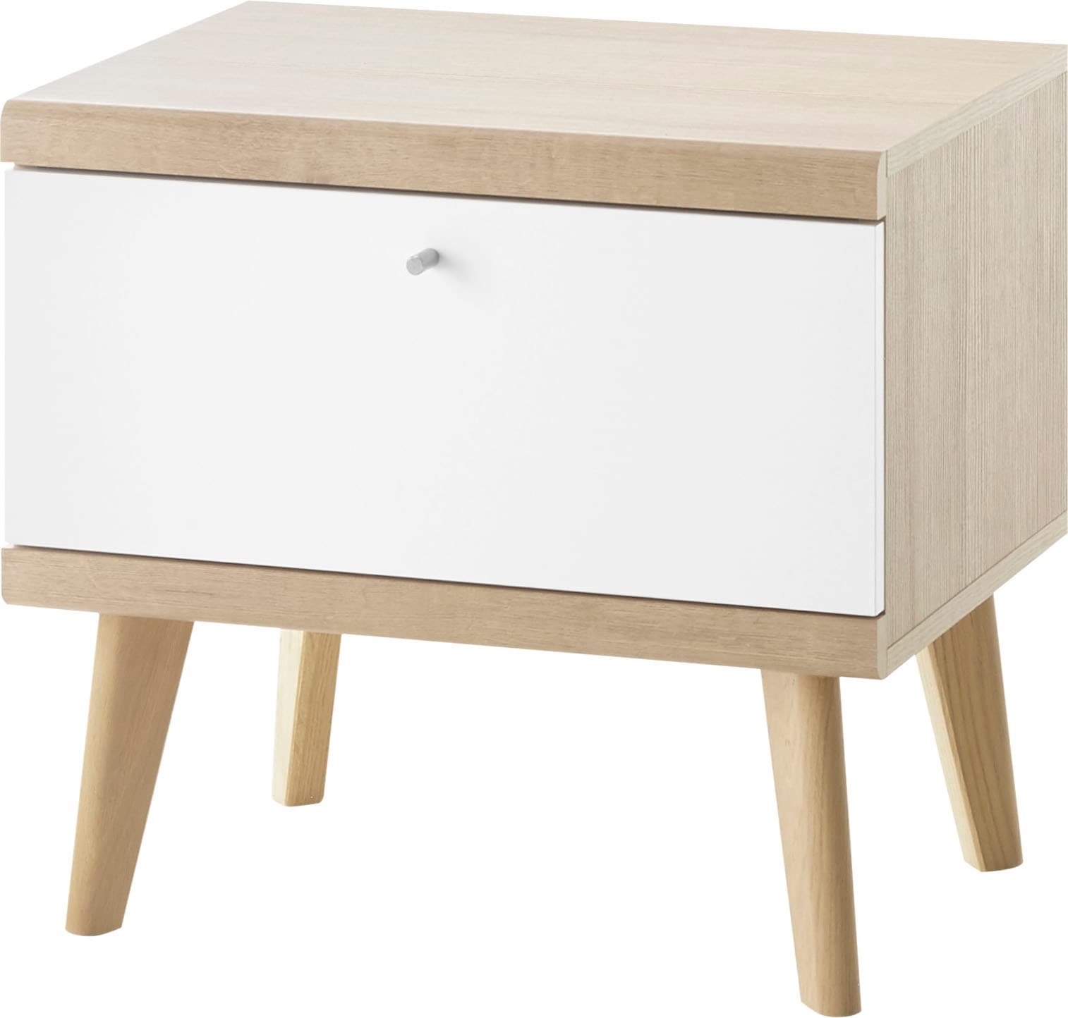 andas Nachtschrank »MERLE«, in skandinavischem Design, aus FSC®-zertifiziertem Holzwerkstoff