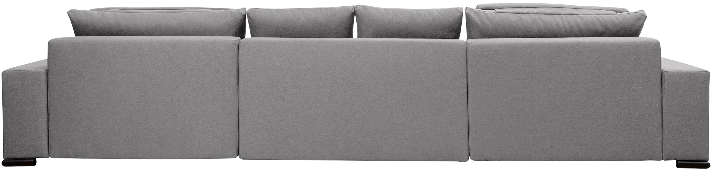 COLLECTION AB Wohnlandschaft »XXXL-Josy Relax U-Form Breite 352 cm, mit 2 gleich großen Recamieren«, inkl. Bettfunktion, Bettkasten, mit 4 Rückenkissen in zwei Größen