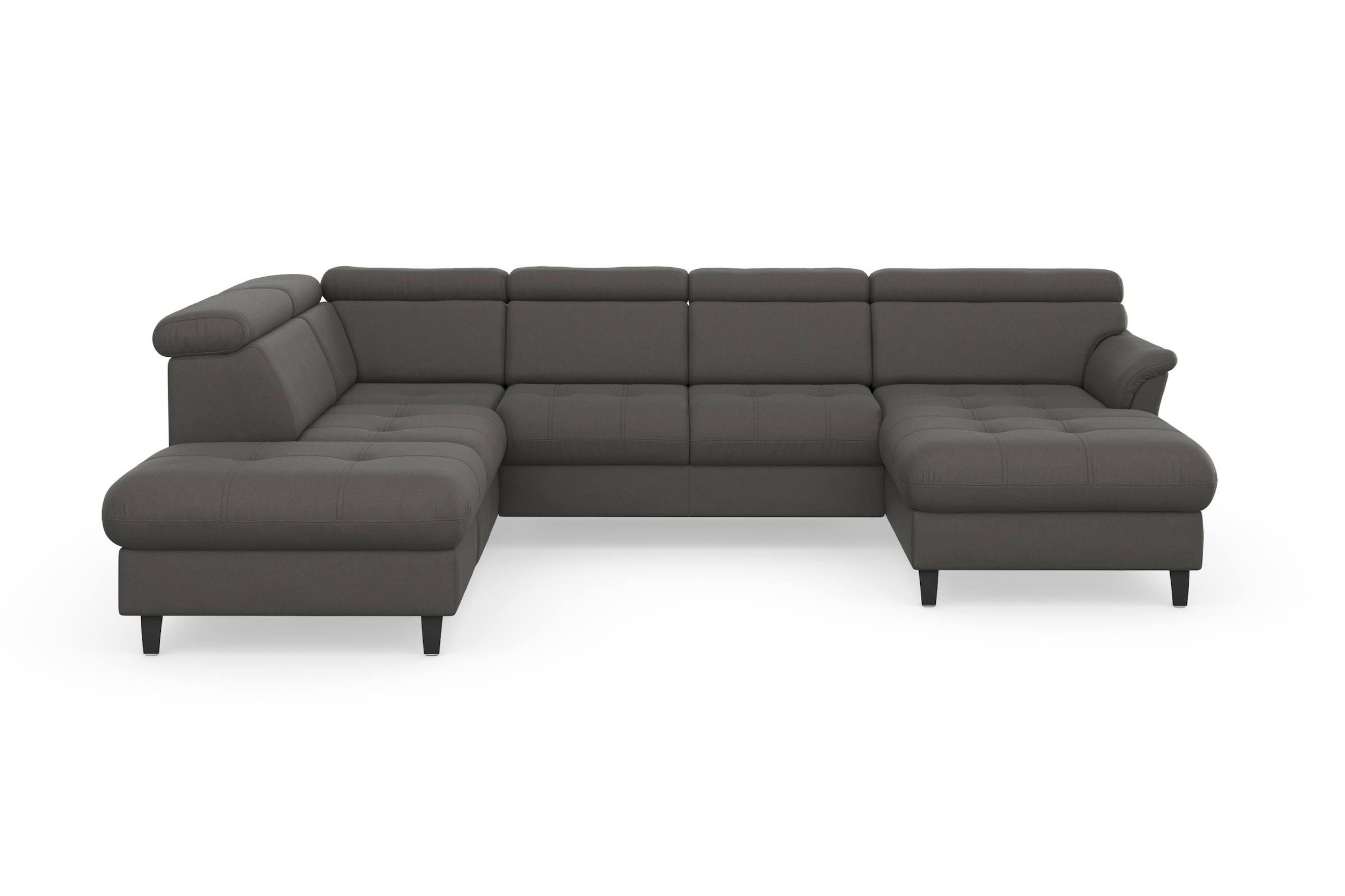 sit&more Wohnlandschaft "Marano U-Form" inklusive Kopfteilverstellung, optional Schlaffunktion & Bettkasten