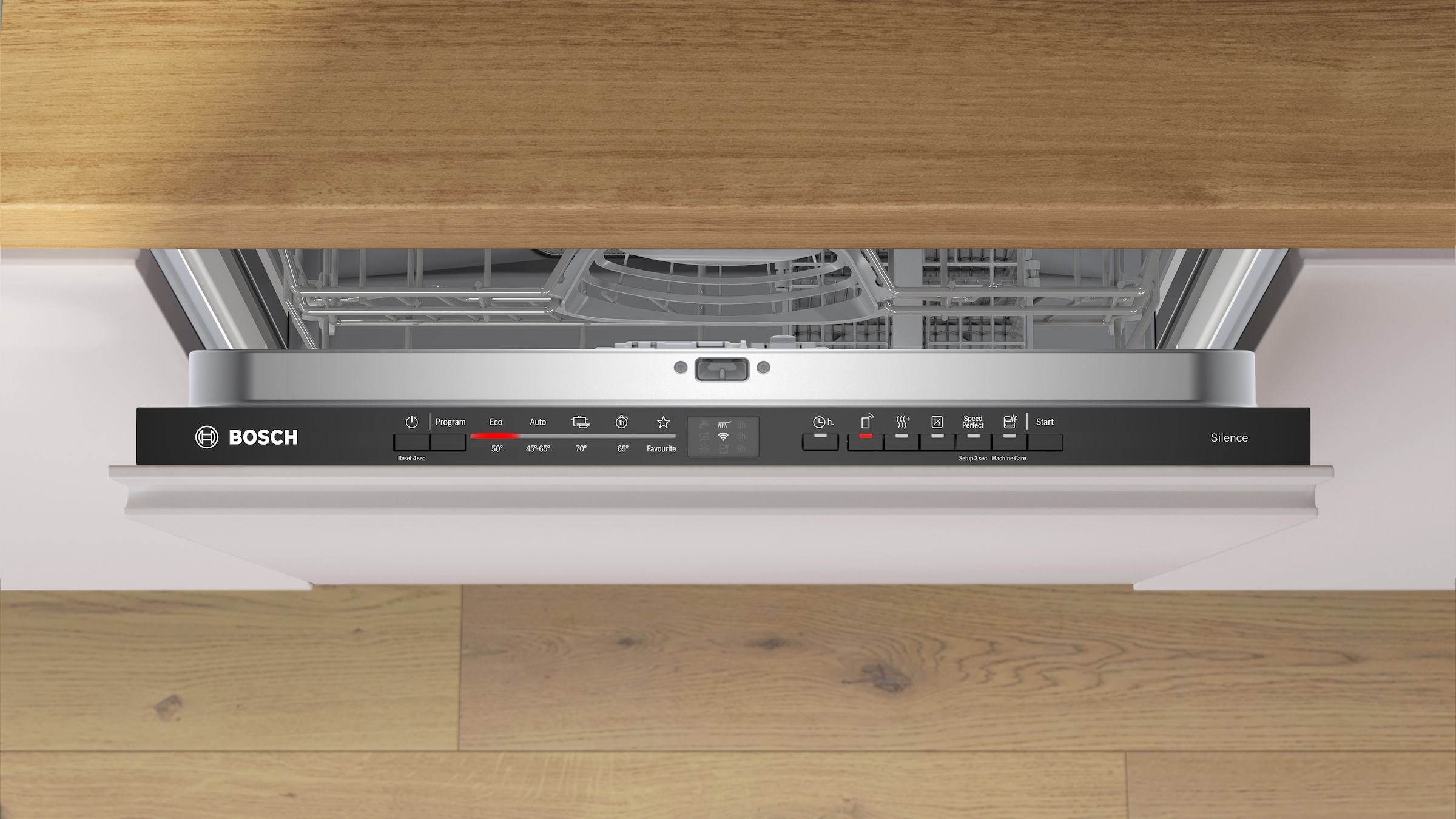 BOSCH vollintegrierbarer Geschirrspüler Serie 2 »SMV2ITX09E«, 13 Maßgedecke