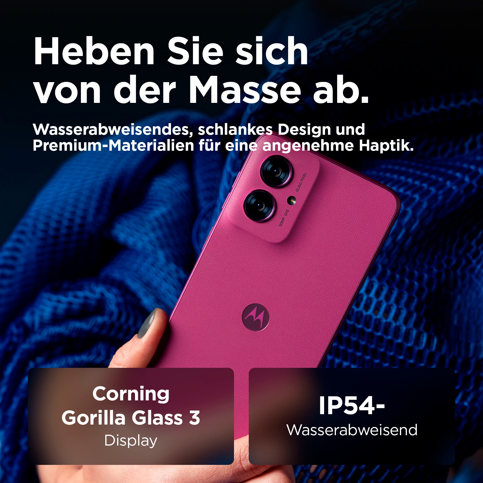 Motorola Smartphone »moto g55 5G«, Twilight Purple, 256 GB Speicherplatz