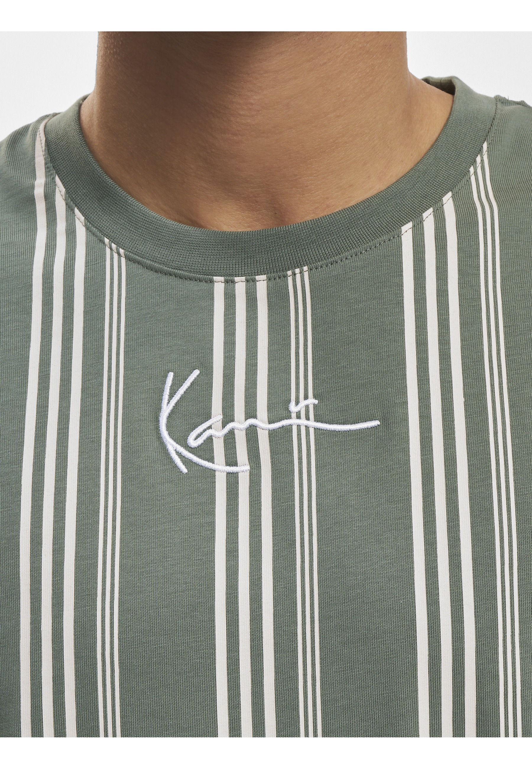 Karl Kani T-Shirt »Karl Kani Herren KM233-025-1 KK Small Signature Striped Tee« 1 Stk.