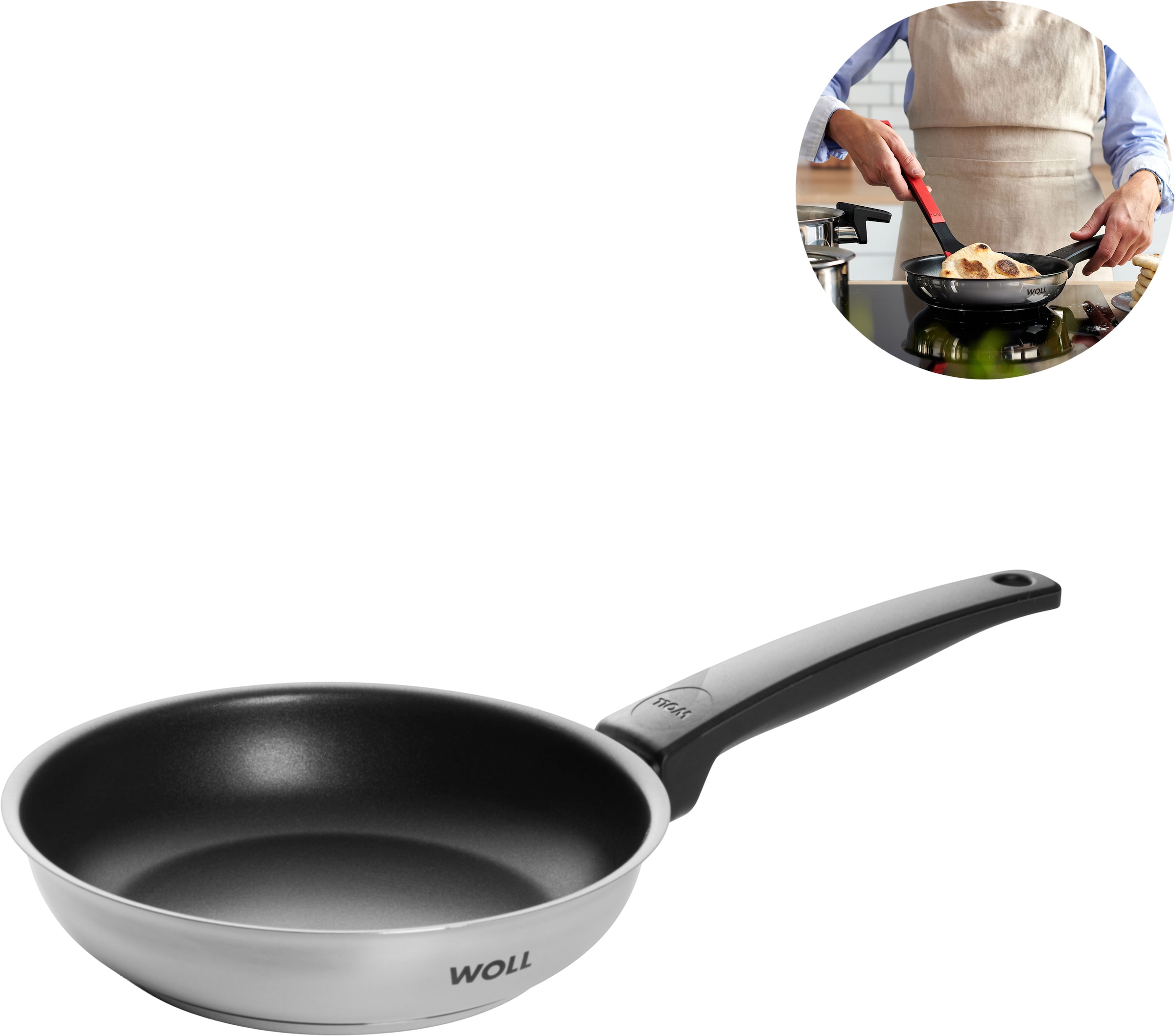 WOLL Bratpfanne »Concept« Edelstahl 18/10 1 Stk. tlg. Induktion