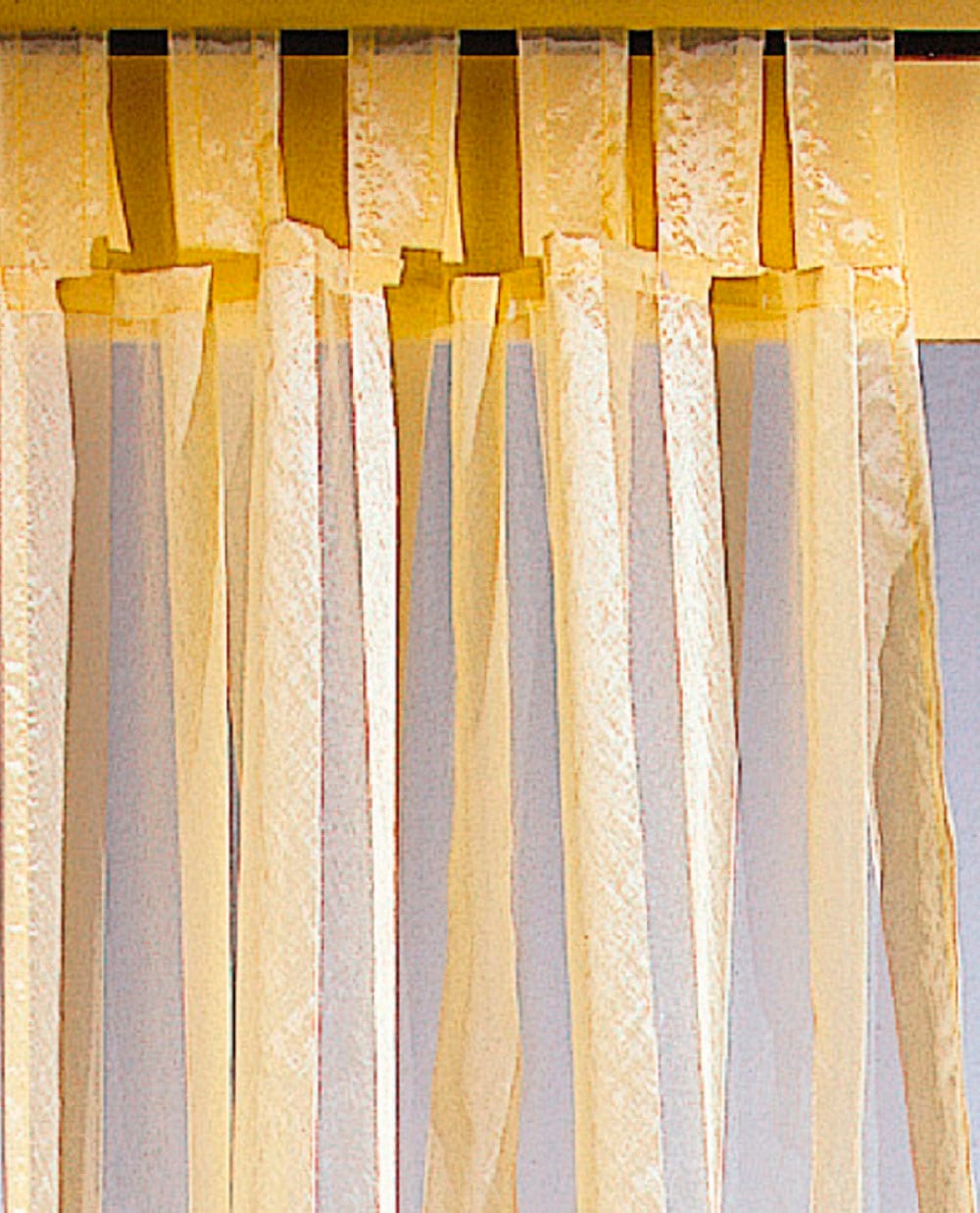 Weckbrodt Vorhang »Lara«, bestellen halbtransparent, Gardine, Organza St.), transparent, | (1 BAUR Schlaufenschal