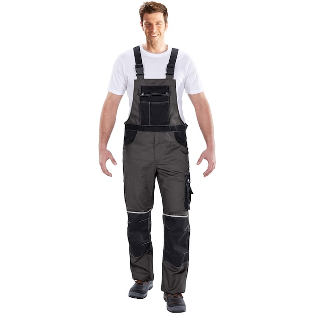 Northern Country Latzhose »Worker«, mit verstärktem Kniebereich, dehnbarer  Bund, robust, mit 11 Taschen kaufen | BAUR