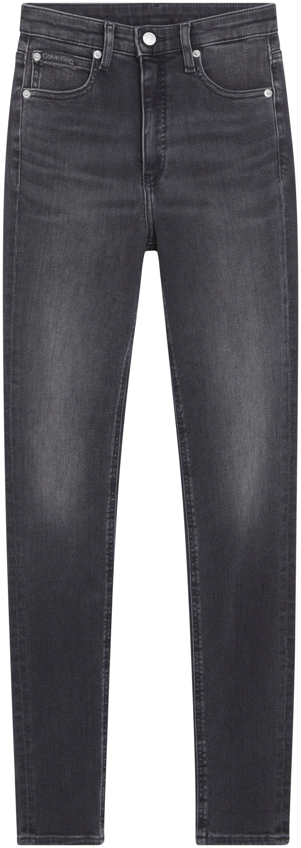 Calvin Klein Jeans Skinny-fit-Jeans »HIGH RISE SKINNY«, mit Coinpocket, leichte Stoned wash Optik