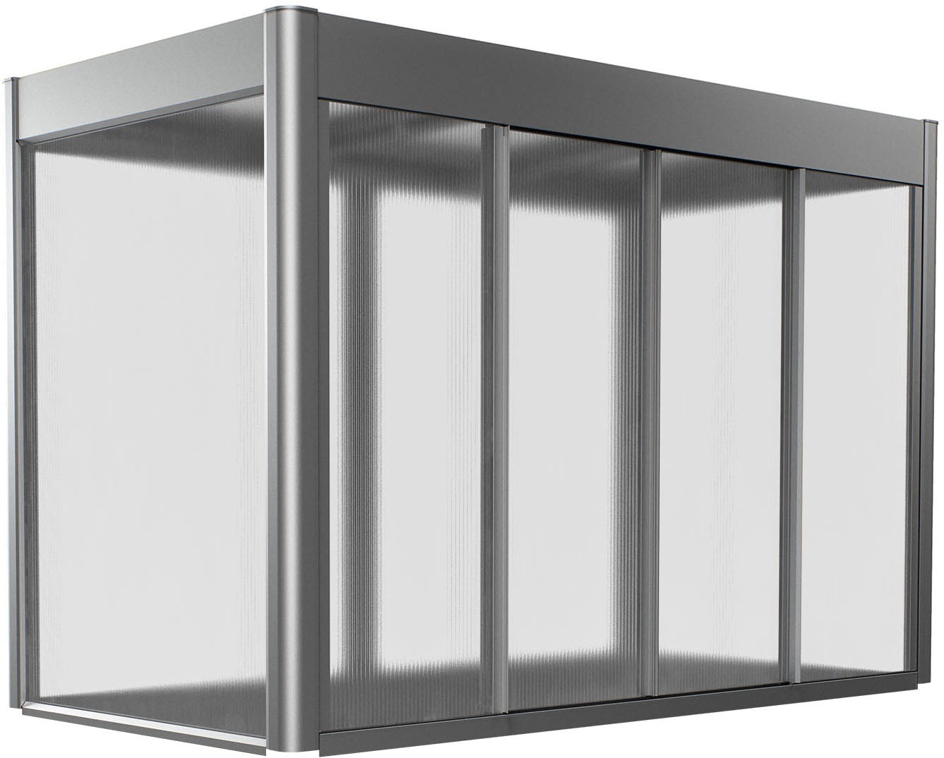 Biohort Frühbeetaufsatz »für Hochbeet Florentina Gr. 2x1 verschiedene Farben« Nachrüstbar auf bestehende Biohort Hochbeete