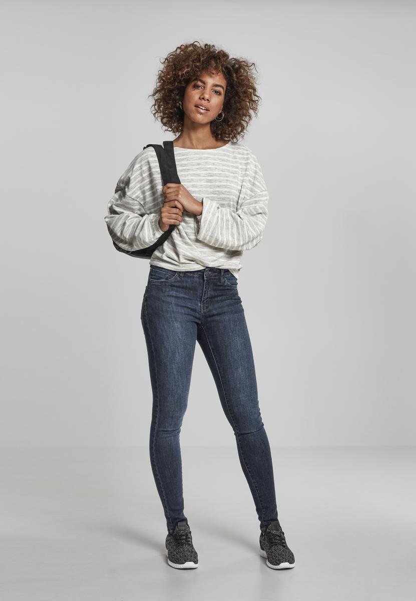 URBAN CLASSICS Sweater »Urban Classics Damen Ladies Oversize Stripe Pullover«, (1 tlg.)